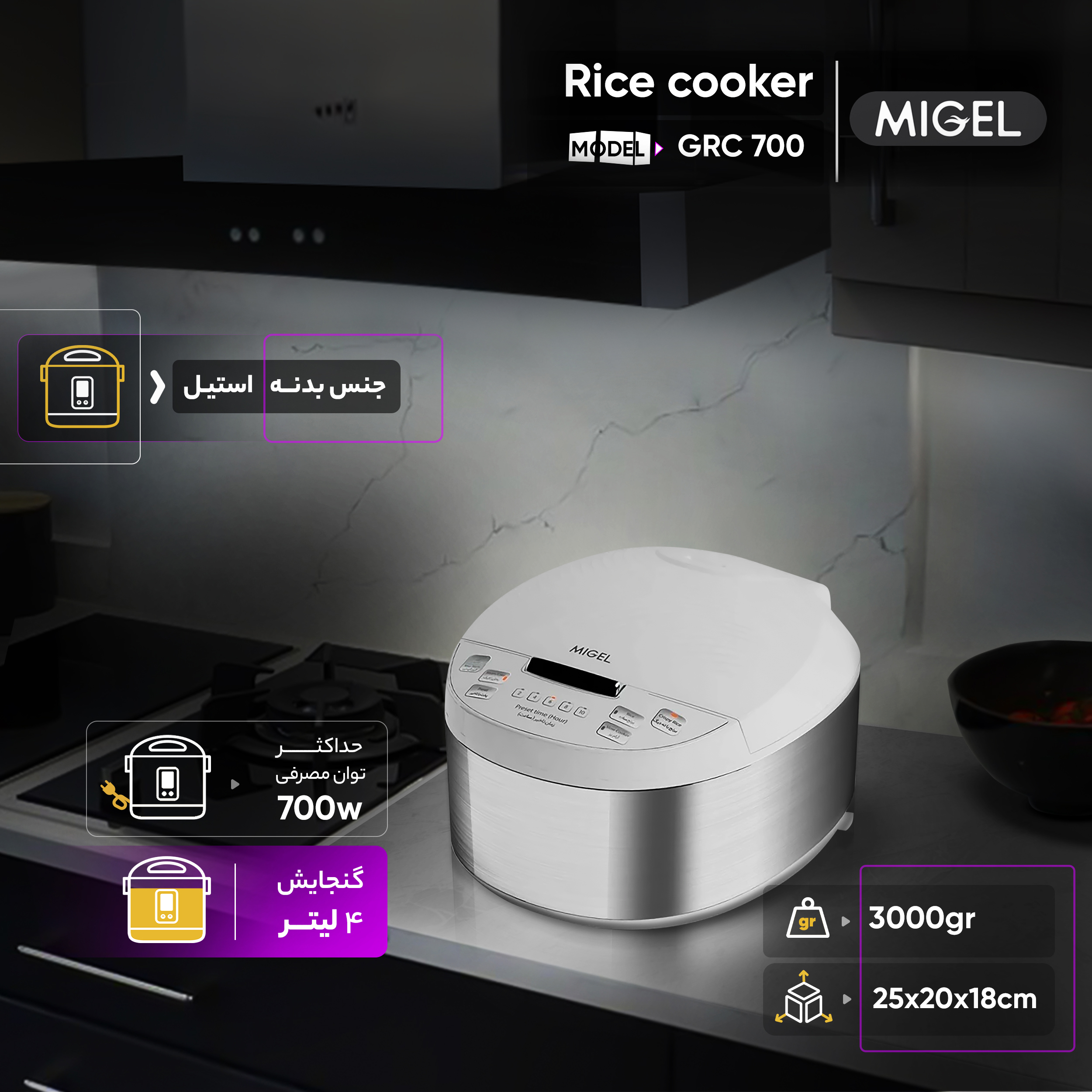 پلوپز میگل مدل GRC 700