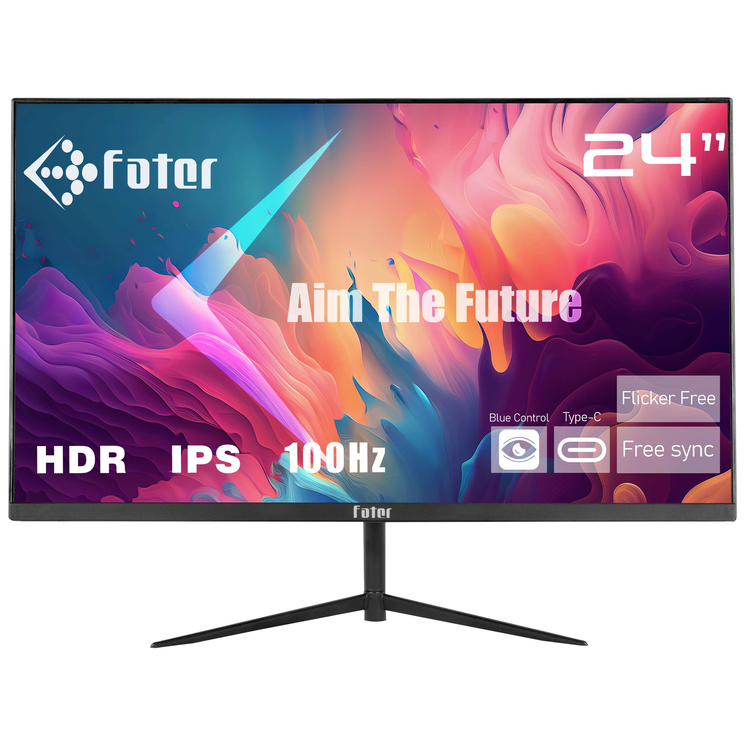 مانیتور 24 اینچ فاطر مدل F24-100 B1-W1