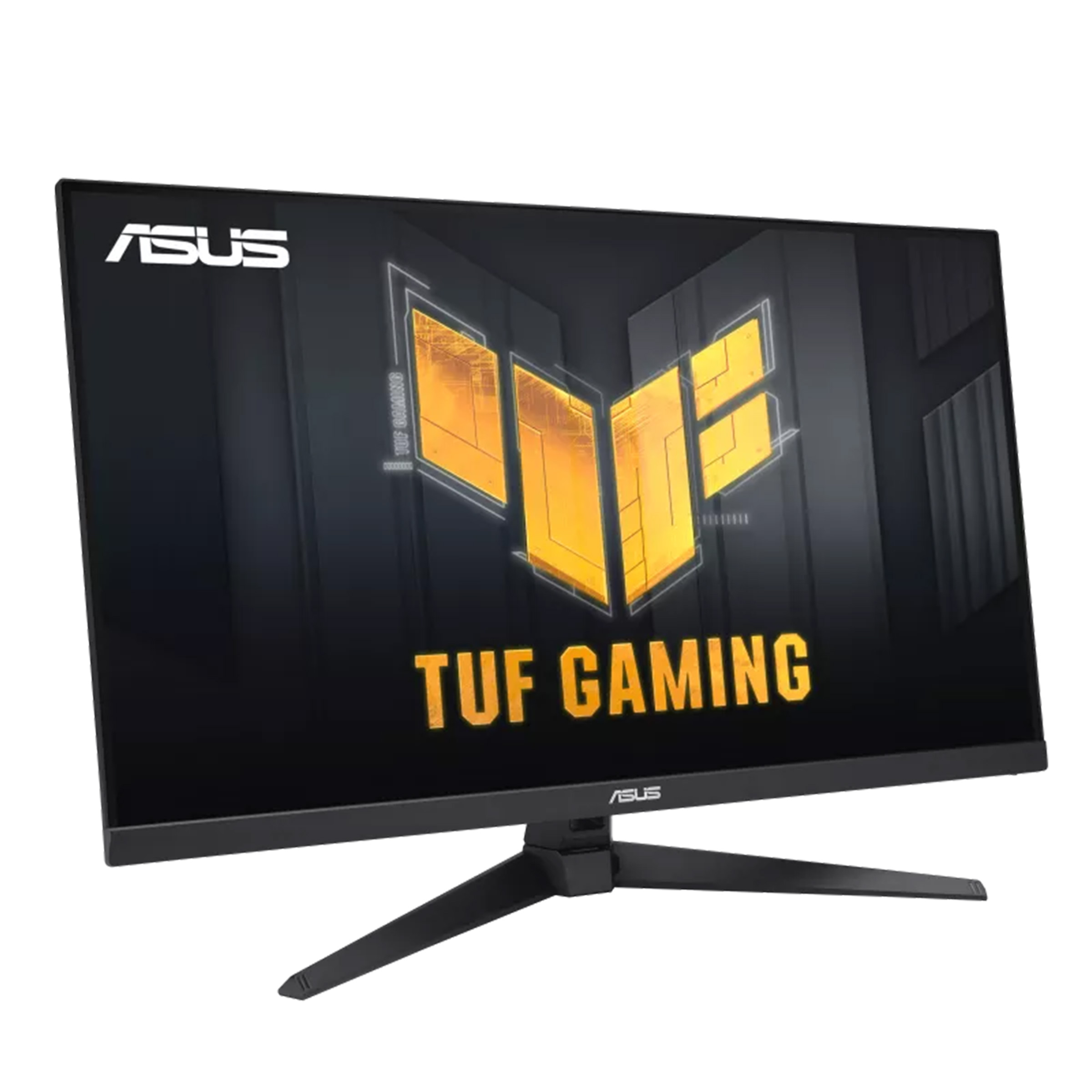 مانیتور گیمینگ 31.5 اینچ ایسوس مدل TUF Gaming VG328QA1A، رزولوشن FullHD پنل VA، نرخ بروزرسانی 170 هرتز، با نسبت تصویر 16:9، دارای اسپیکر داخلی، دارای پورت HDMI و DisplayPort و USB و خروجی هدفون