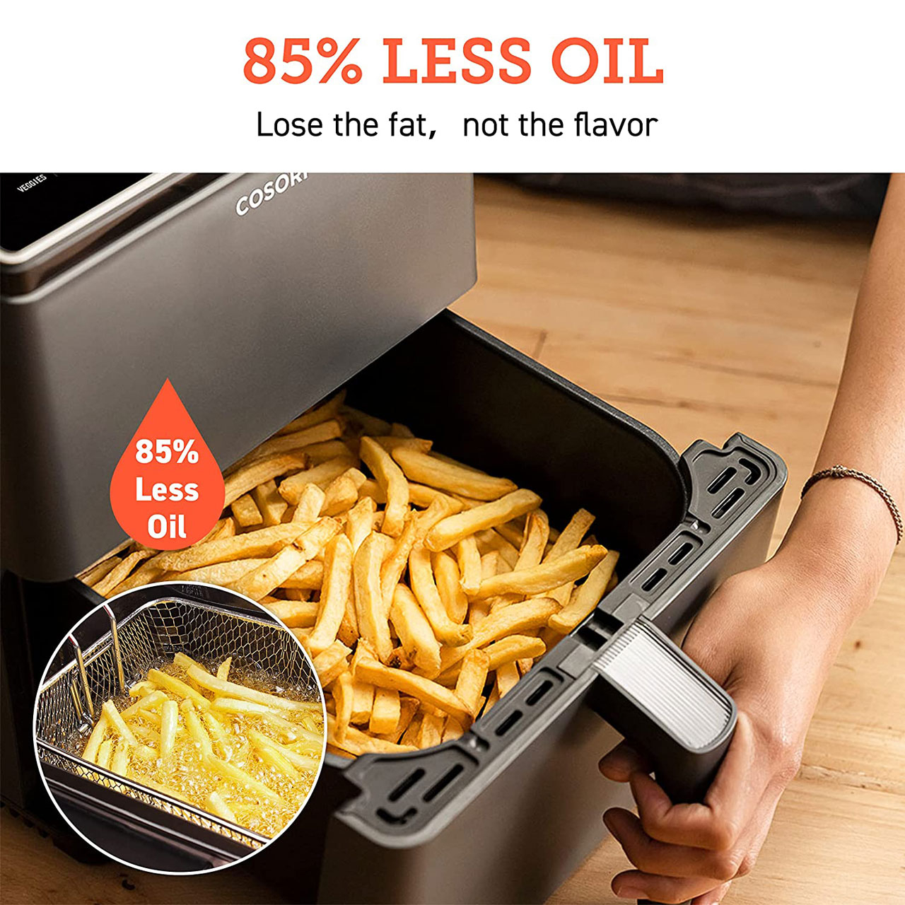 سرخ کن بدون روغن کوزوری مدل CAF-P583S-KUK