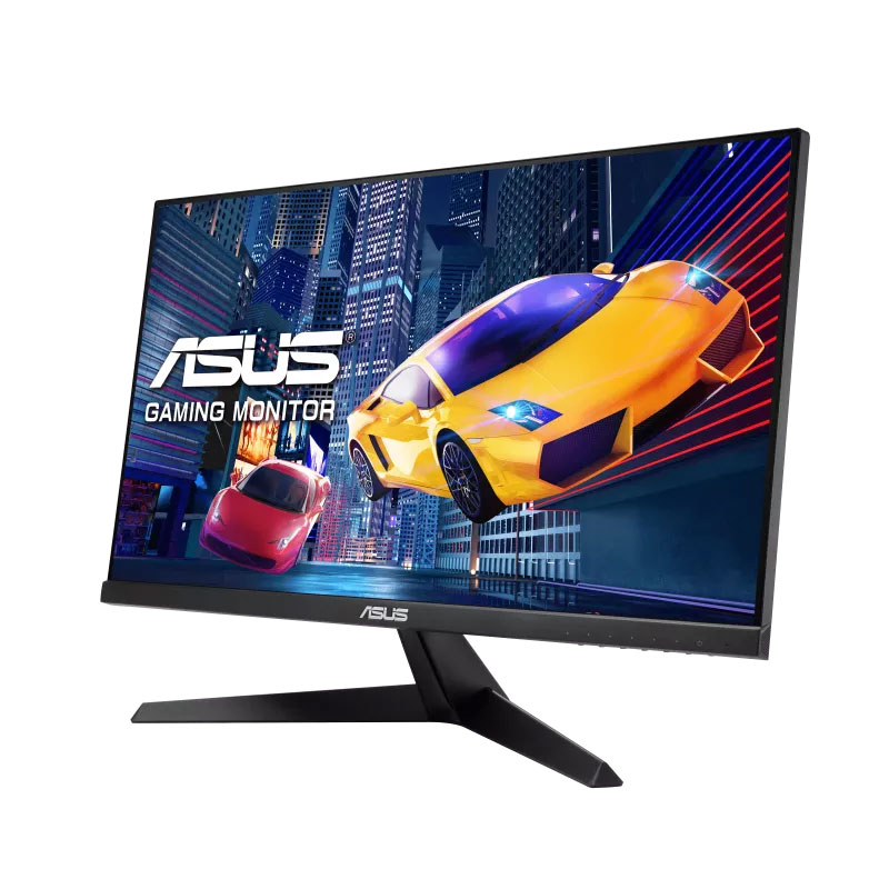 مانیتور 23.8 اینچ ایسوس مدل VY249HGE، رزولوشن Full-HD، پنل IPS، نرخ بروزرسانی 144 هرتز، با نسبت تصویر 16:9، دارای پورت HDMI و خروجی هدفون