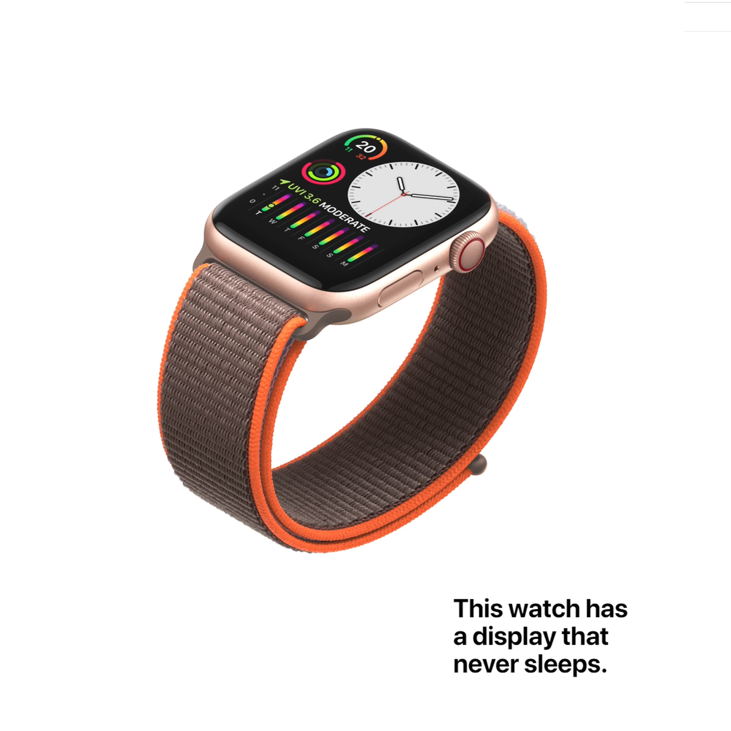 ساعت هوشمند اپل واچ سری 5 مدل 44mm Hermès Space Stainless Steel Case with Single Tour Leather Band