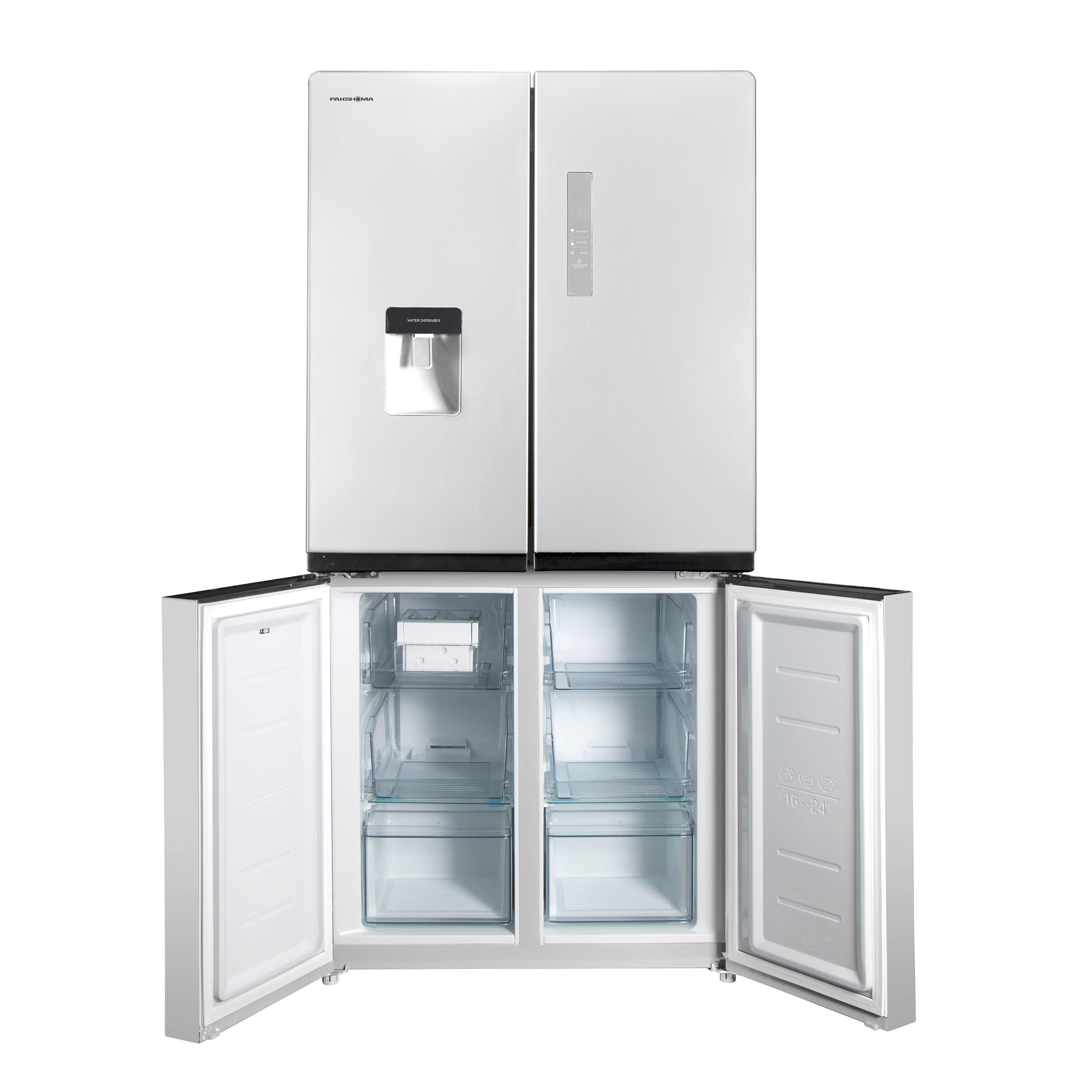 یخچال و فریزر ساید بای ساید 19 فوت پاکشوما مدل RTP 670 S