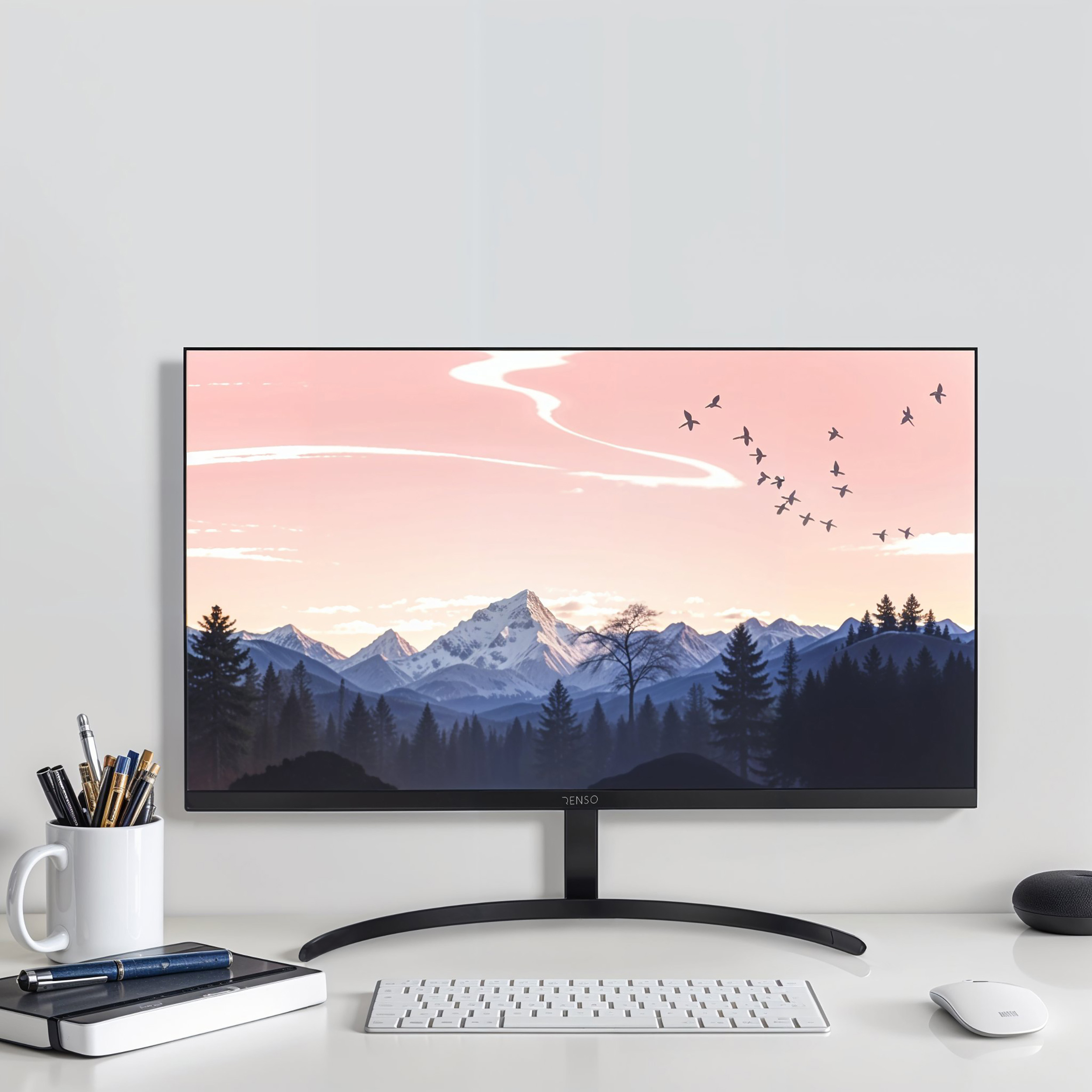 مانیتور 27 اینچ رنسو مدل RM-27PRIME به همراه ماوس