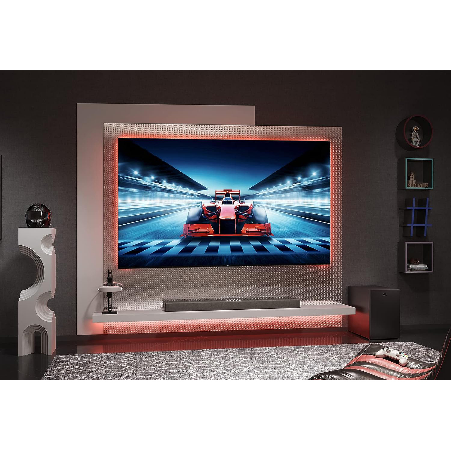 تلویزیون کیو ال ای دی هوشمند تی سی ال مدل C745 سایز 65 اینچ