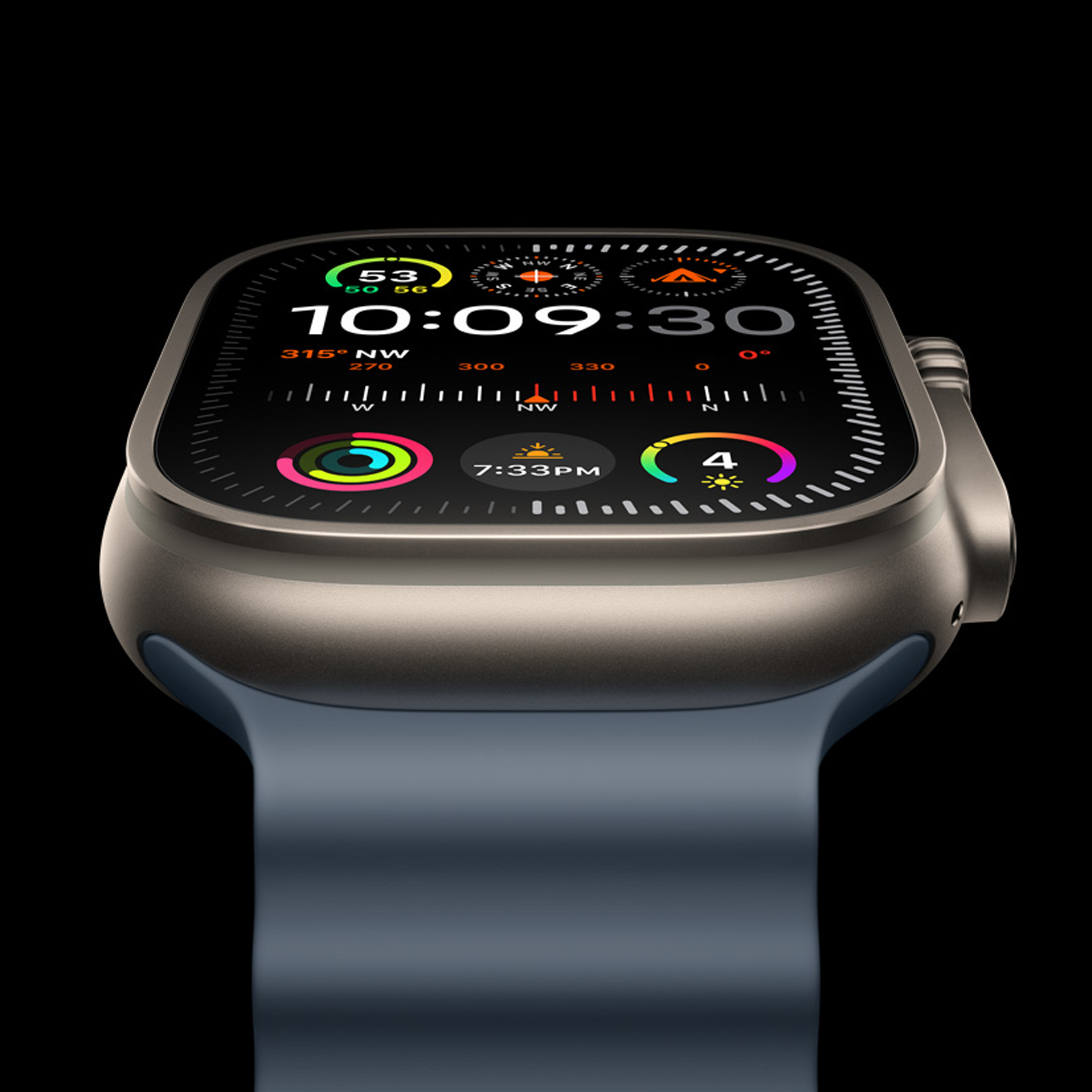 ساعت هوشمند 49 میلی متری اپل مدل Ultra 3 Natural Titanium Case با بند Ocean