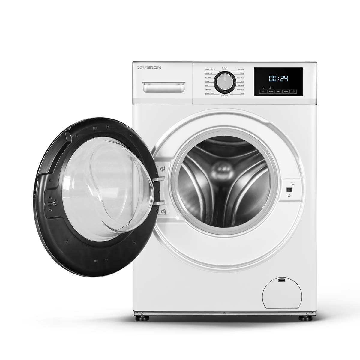 ماشین لباسشویی ایکس ویژن مدل WH82-ASI/AWI ظرفیت 8 کیلوگرم