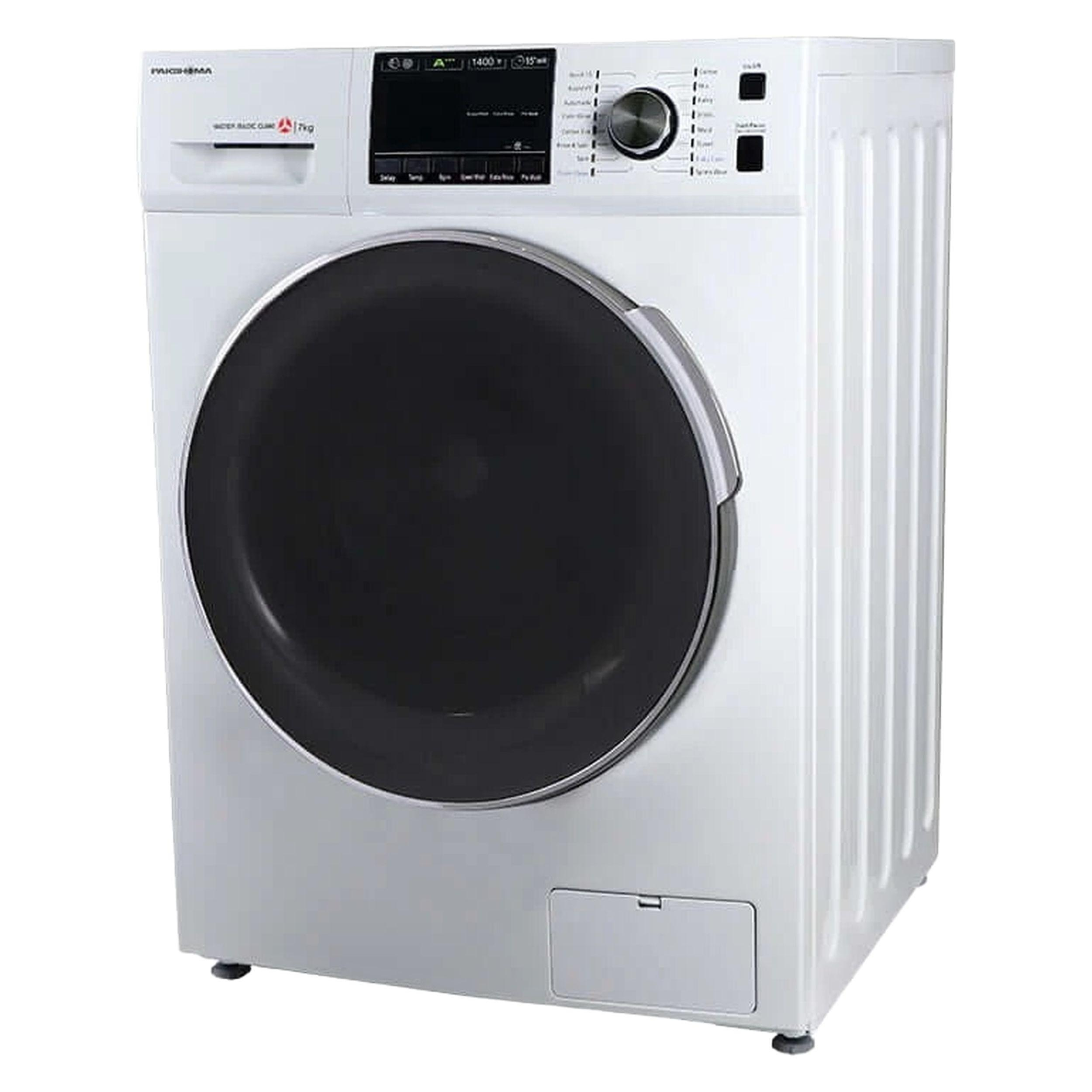 ماشین لباسشویی پاکشوما مدل BWF 40714 WT ظرفیت 7 کیلوگرم