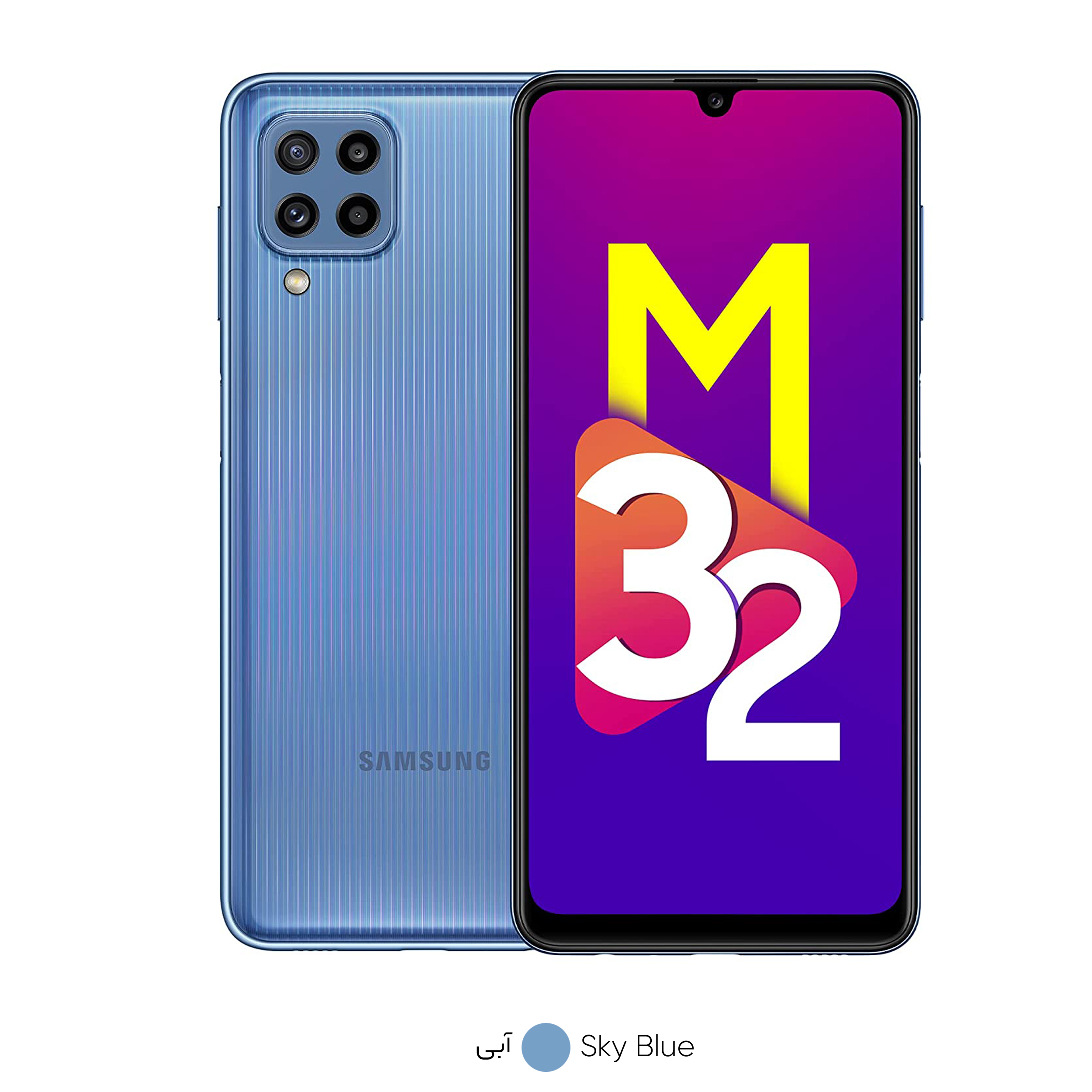 گوشی موبایل سامسونگ مدل Galaxy M32 دو سیم‌ کارت ظرفیت 128 گیگابایت و رم 6 گیگابایت - هند اکتیو