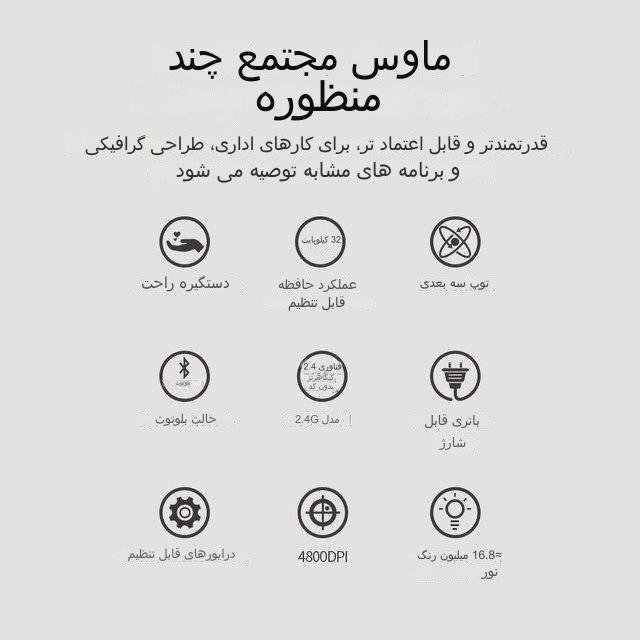 ماوس بی سیم زیلوتس مدل F33