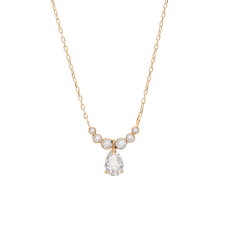 گردنبند طلا 18 عیار زنانه گالری شیدا مجد مدل  ارمغان زیرکن