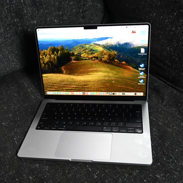 لپ تاپ 14.2 اینچی اپل مدل MacBook Pro MR7J3 2023 LLA-M3-8GB RAM-512GB SSD