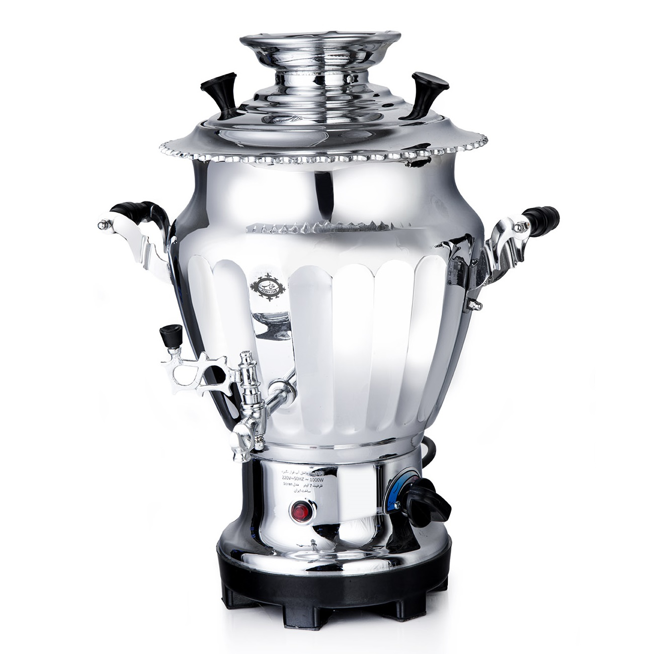 سماور برقی عالی نسب مدل الماس گنجایش 7 لیتر سماور برقی عالی نسب مدل الماس گنجایش 7 لیتر