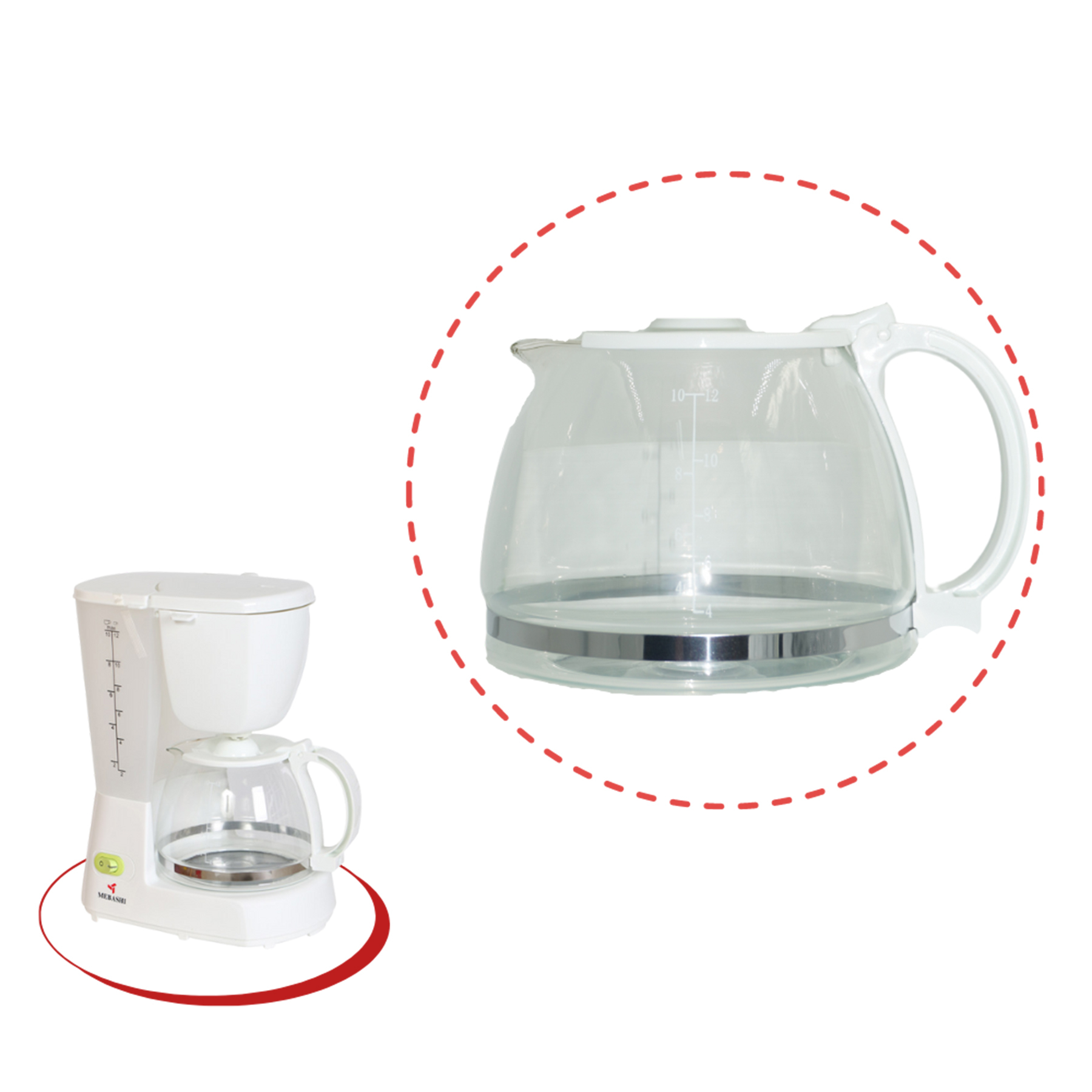 قهوه ساز مباشی مدل ME-DCN1002W