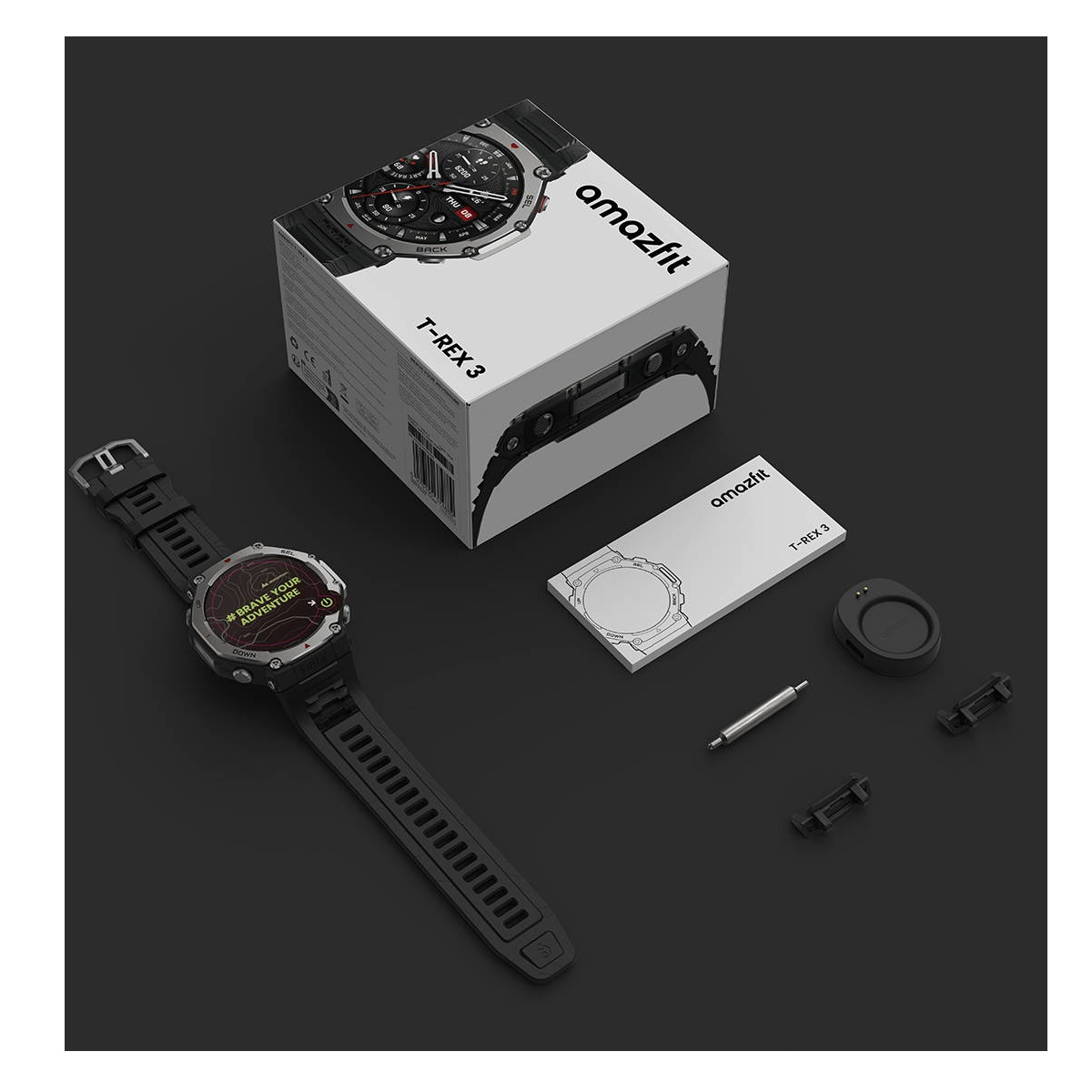 ساعت هوشمند امیزفیت مدل NS SOUND REX NATURAL 3