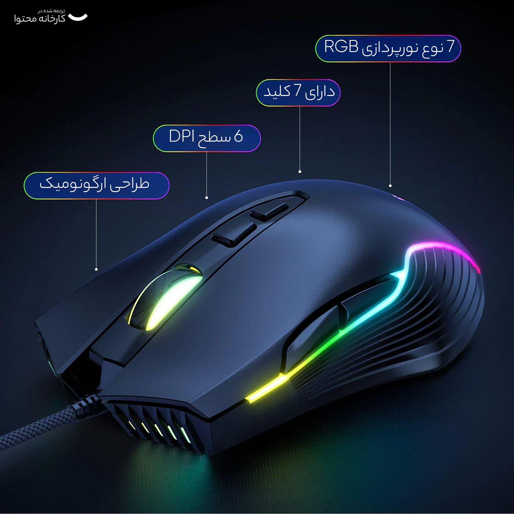 کیبورد و ماوس گیمینگ اونیکوما مدل G26+CW905 Tenkeyless LED RGB