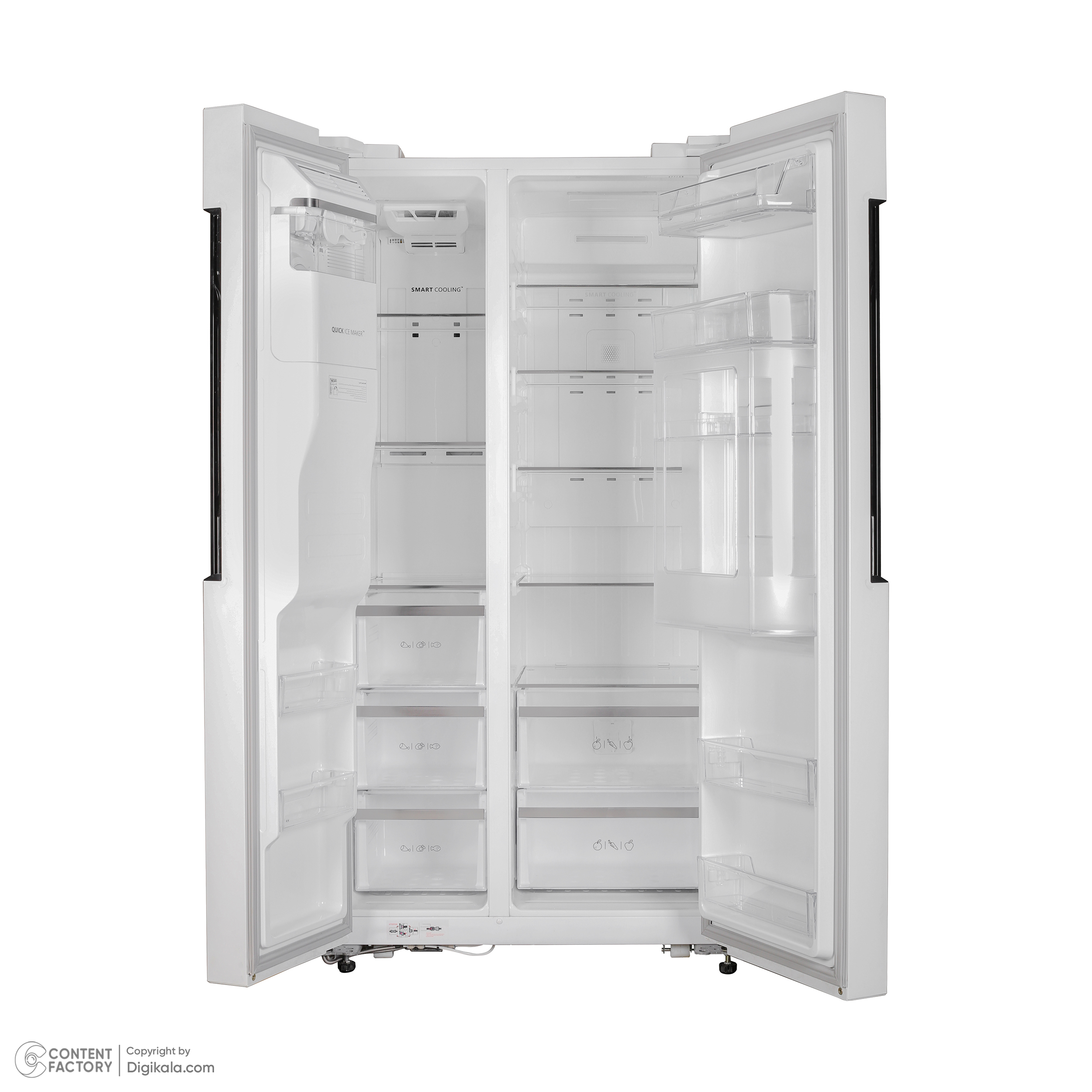 یخچال و فریزر ساید بای ساید 32 فوت اسنوا مدل S1Di-M210-W