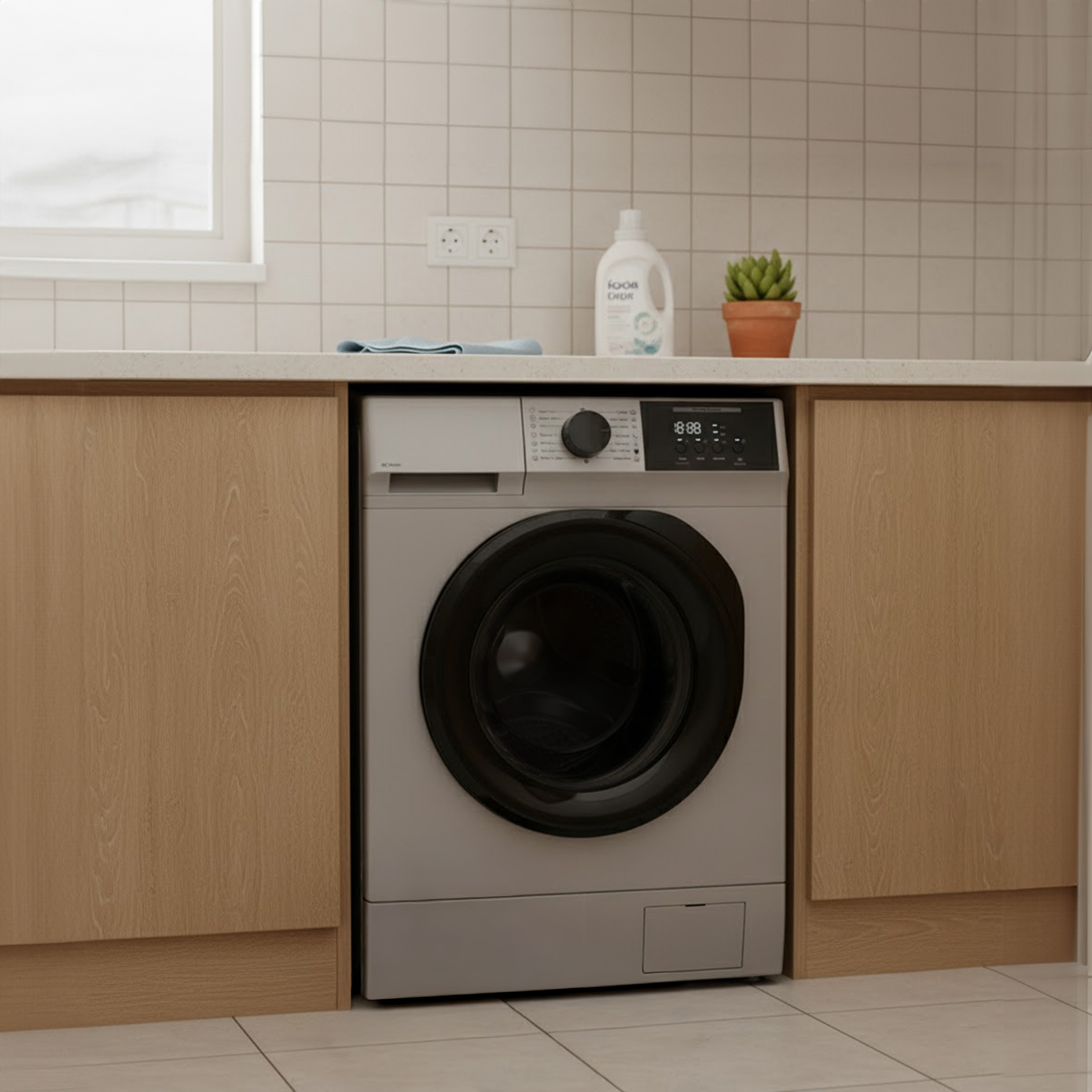 ماشین لباسشویی 8 کیلوگرم  اتوماتیک اسنوا مدل SWM-C81S