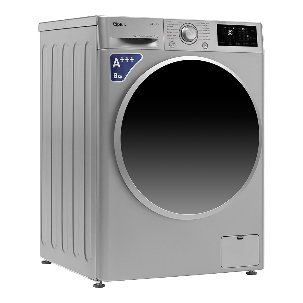 ماشین لباسشویی جی پلاس مدل GWM-L807S ظرفیت 8 کیلوگرم