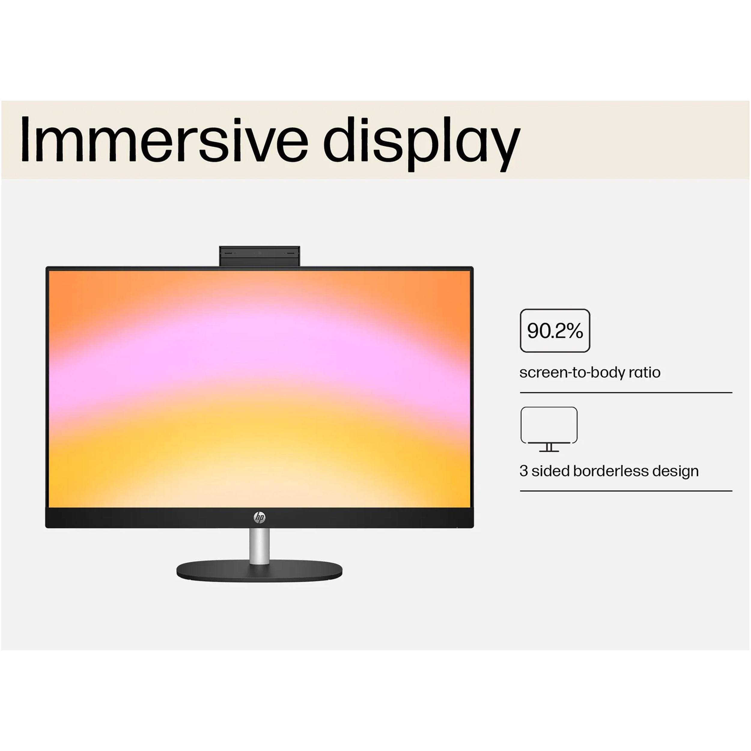 کامپیوتر همه کاره 27 اینچ اچ‌ پی مدل 27 CR0155nh-i7 1355U 8GB 512SSD UHD Touch