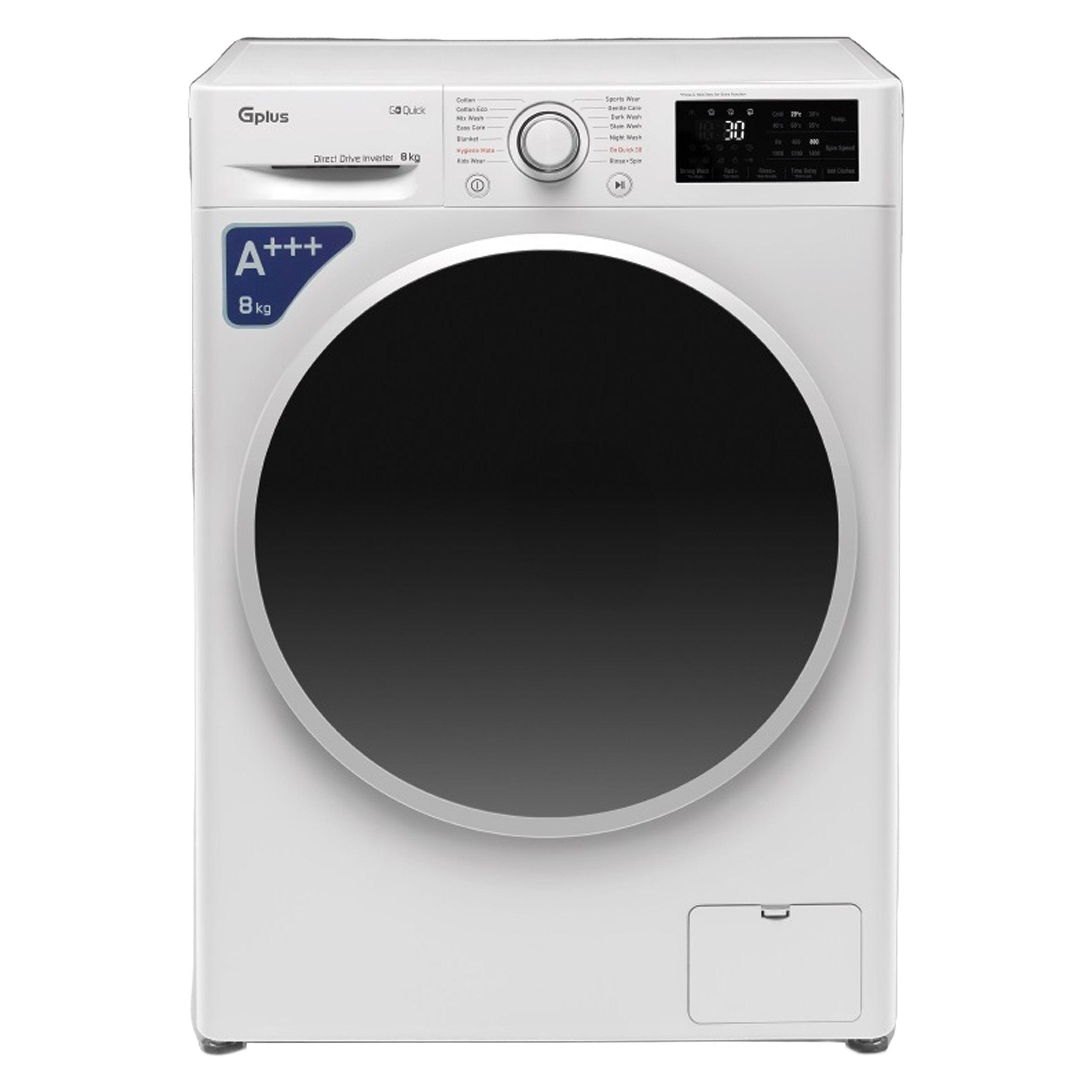 ماشین لباسشویی اتوماتیک جی پلاس مدل GWM-M870W ظرفیت 8 کیلوگرم ماشین لباسشویی اتوماتیک جی پلاس مدل GWM-M870W ظرفیت 8 کیلوگرم