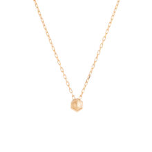 گردنبند طلا 18 عیار زنانه با زنجیر فیگارو گالری شیدا مجد مدل کندو