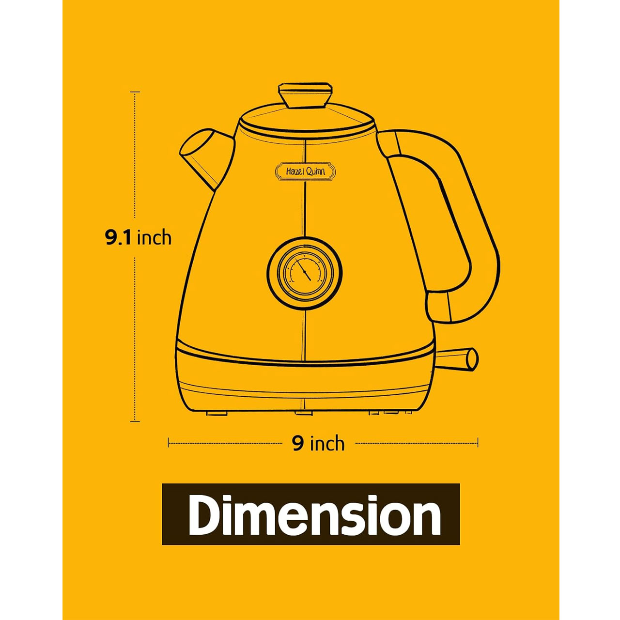 کتری برقی هازل کویین مدل XSH002