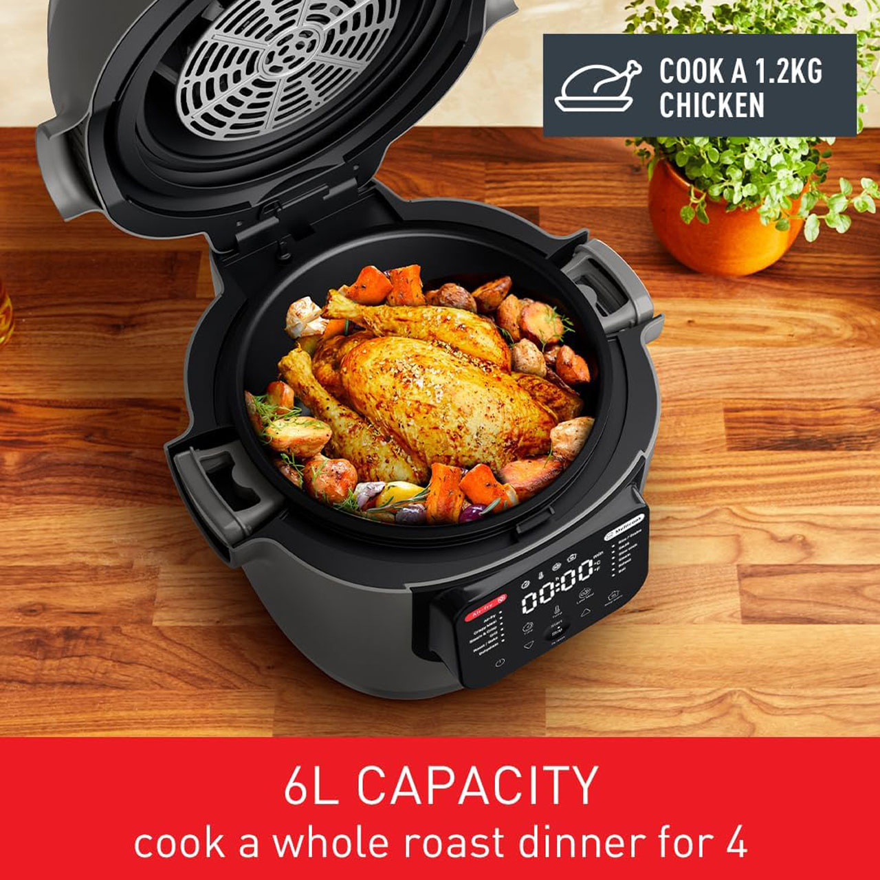 مولتی کوکر 6 لیتری تفال مدل MY730BG1