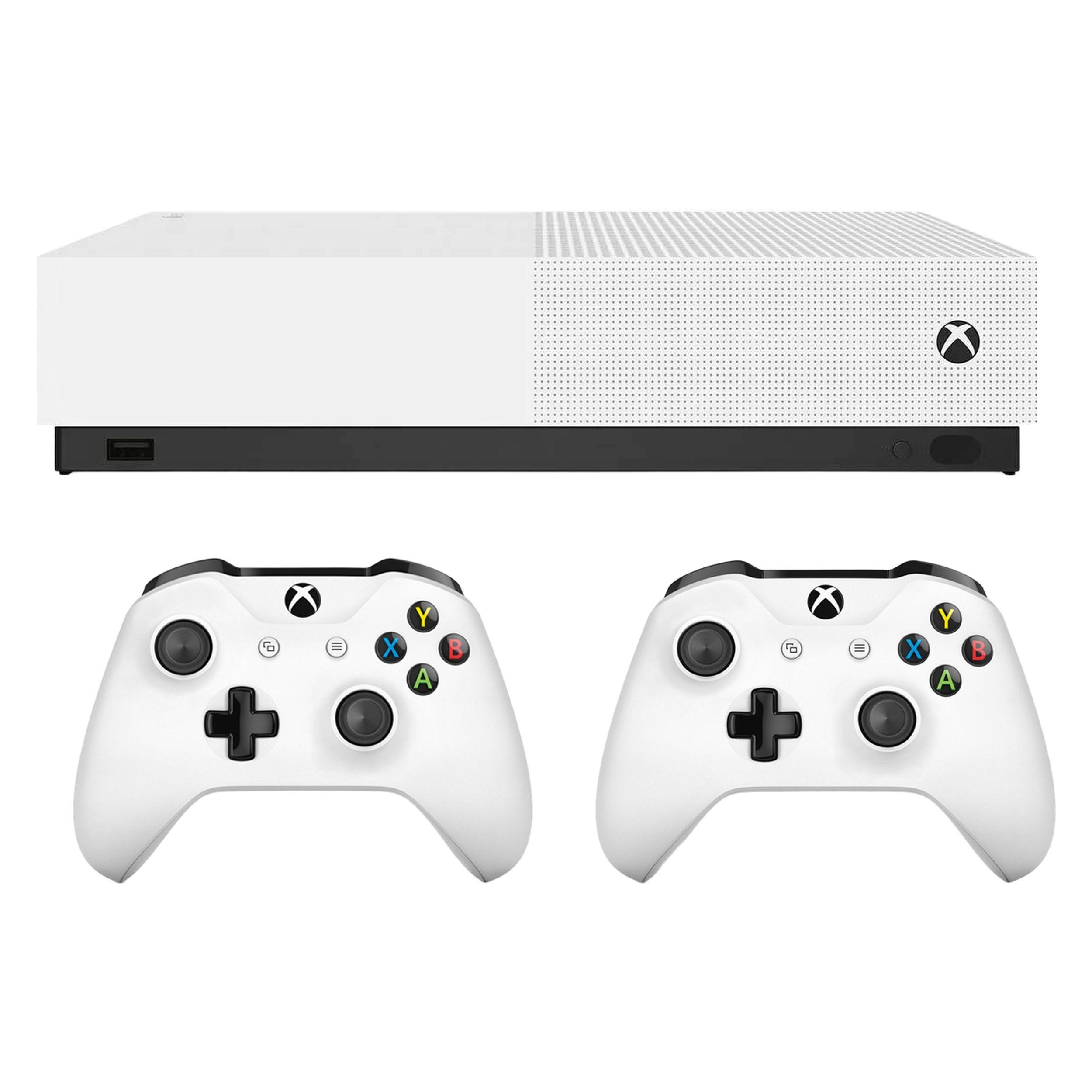 مجموعه کنسول بازی مایکروسافت مدل  Xbox One S ALL DIGITAL ظرفیت 1 ترابایت