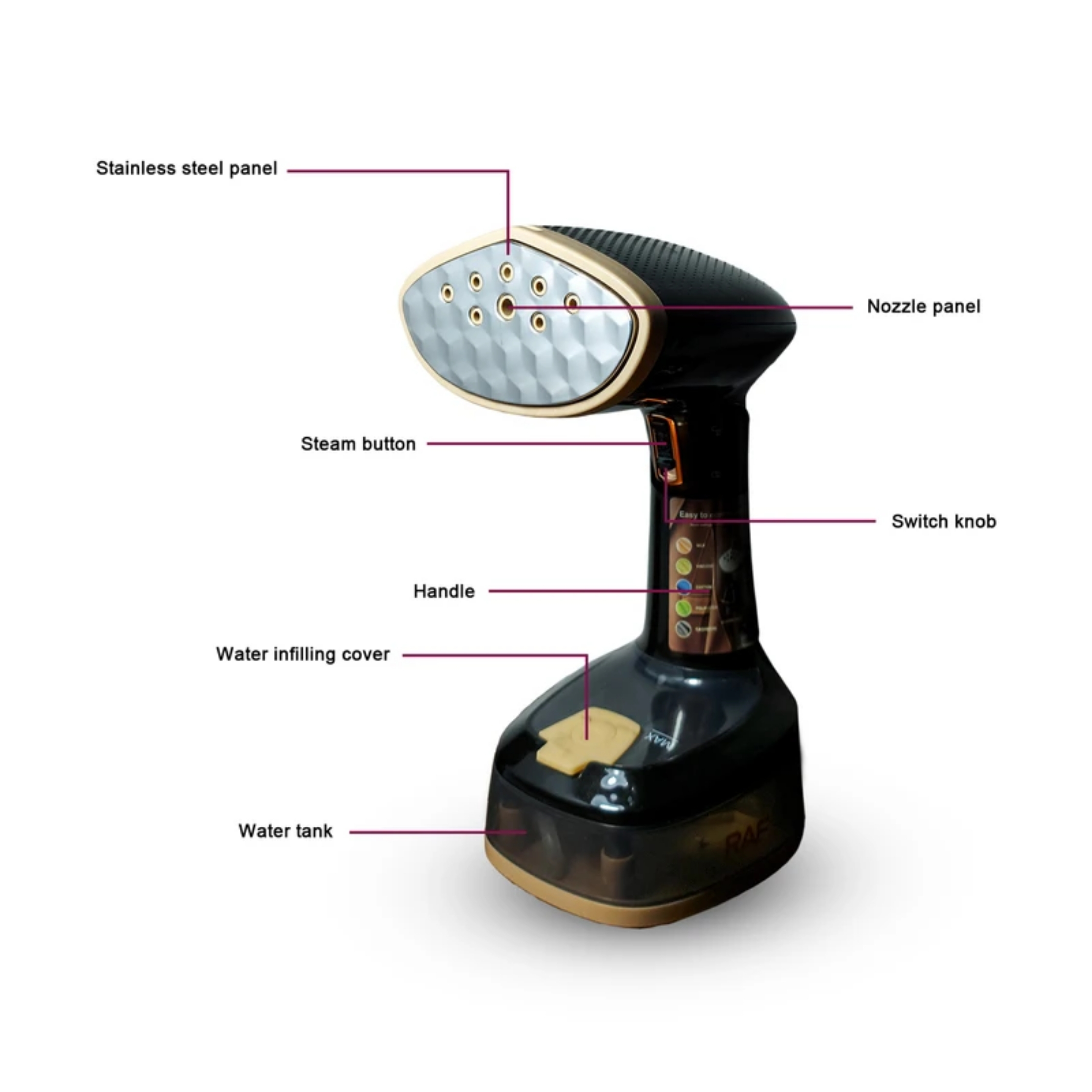 بخارگر 1600 وات راف مدل R.r1378