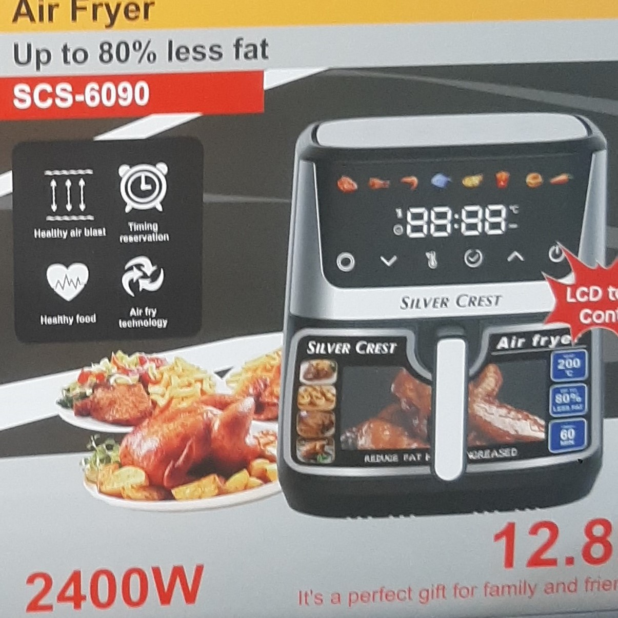 سرخ کن بدون روغن سیلورکرست مدل SCS-6090