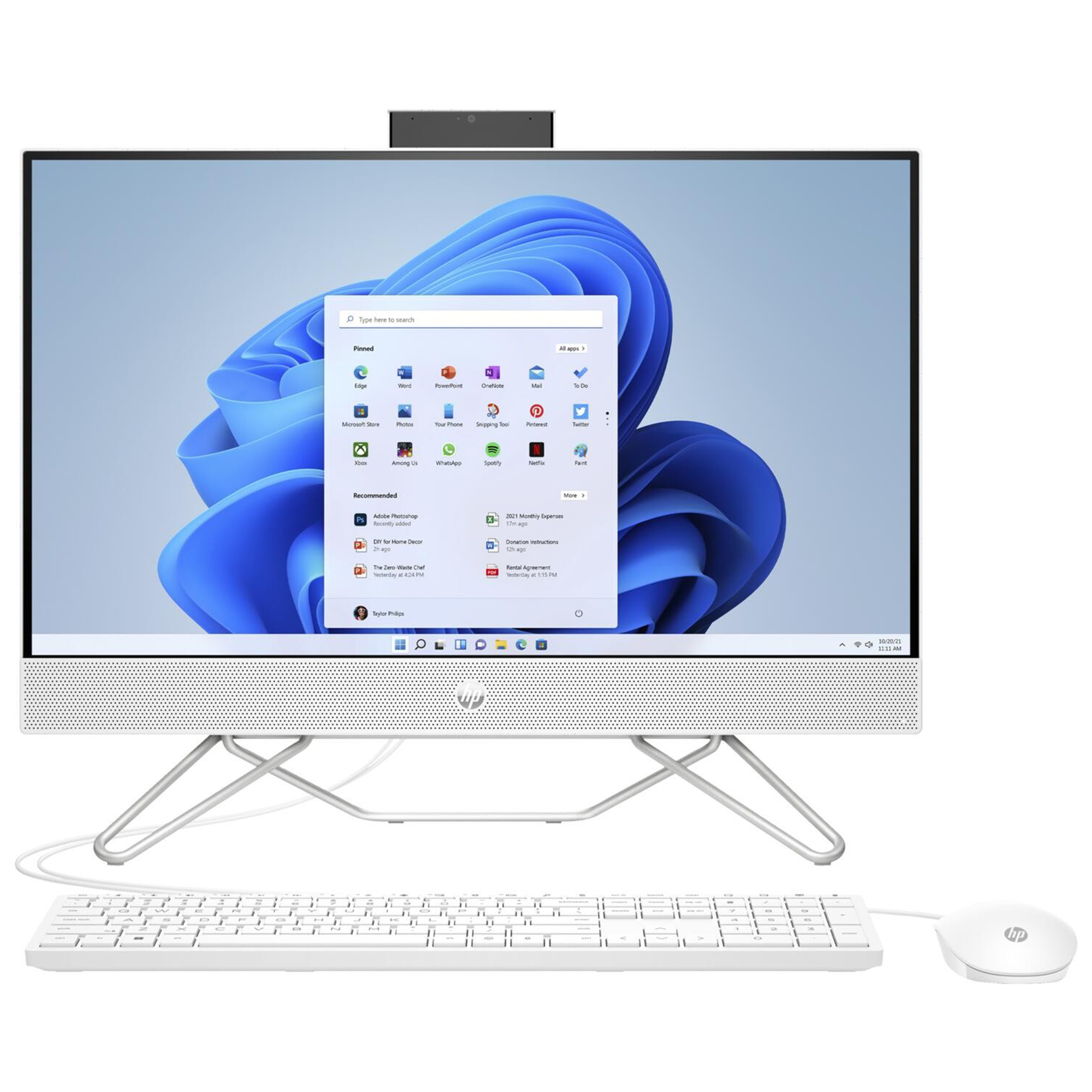 کامپیوتر همه کاره 23.8 اینچ اچ‌ پی مدل CB1038-i7 16GB 1TB SSD IrisXe