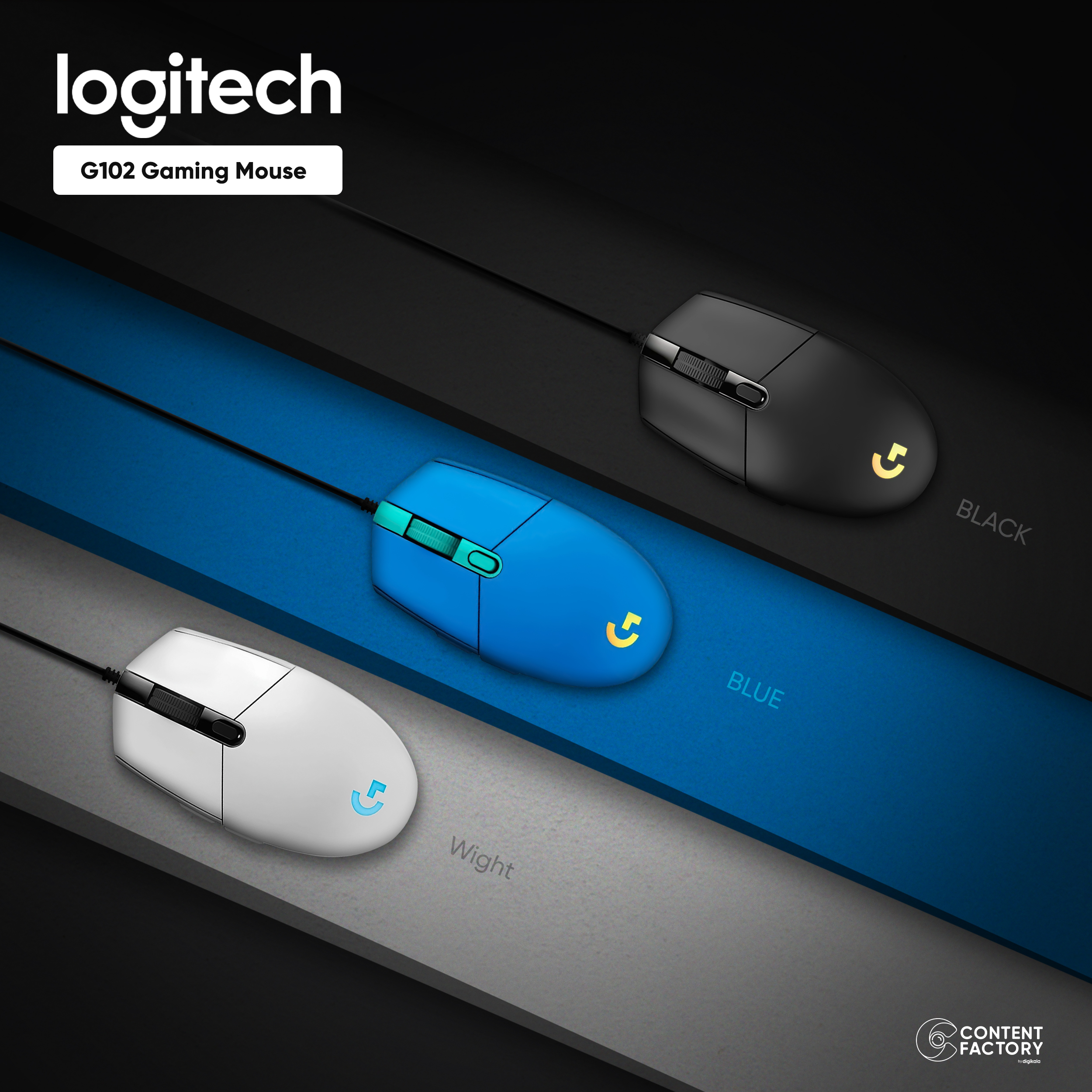 ماوس مخصوص بازی لاجیتک مدل G102