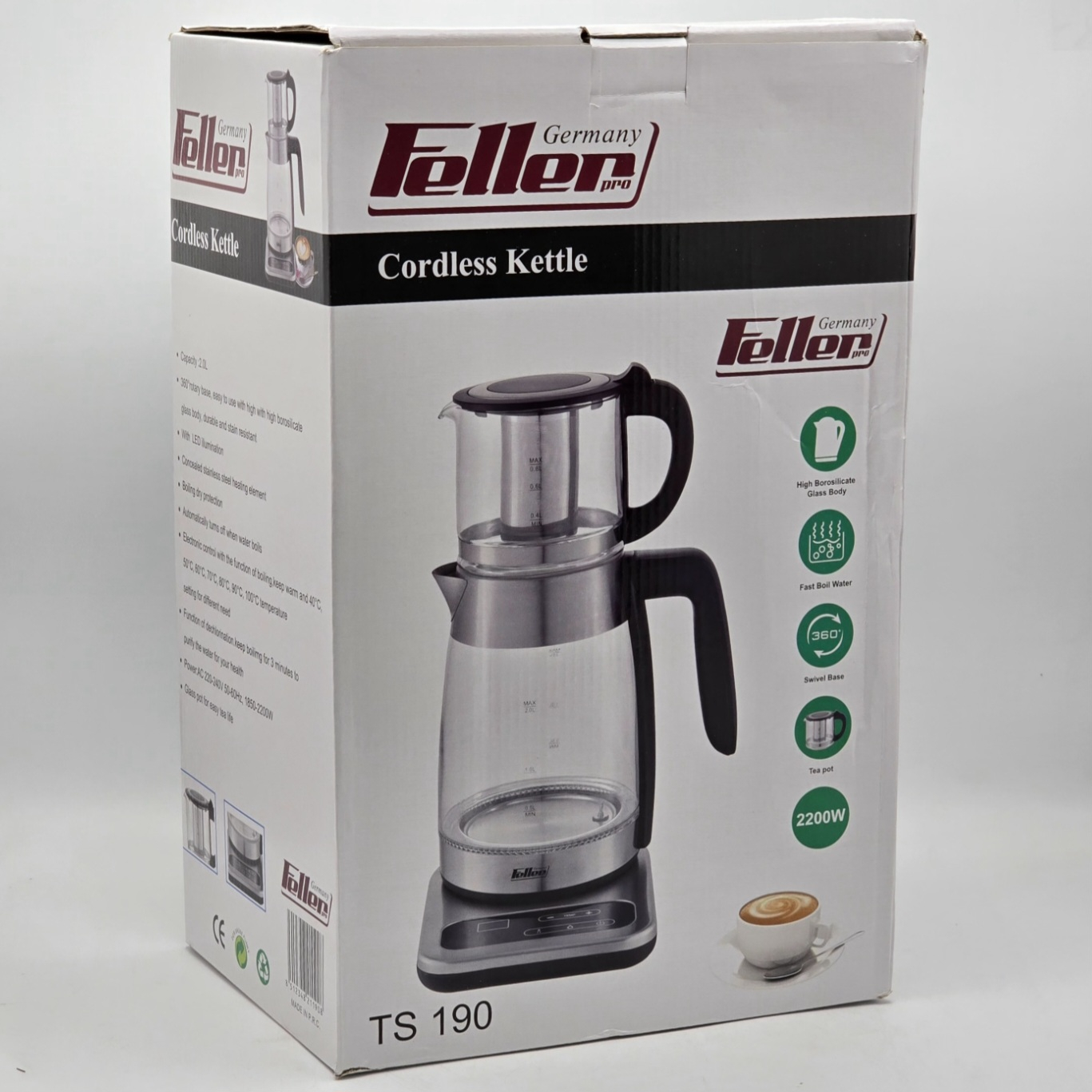 چای ساز روی هم فلر مدل TS 190