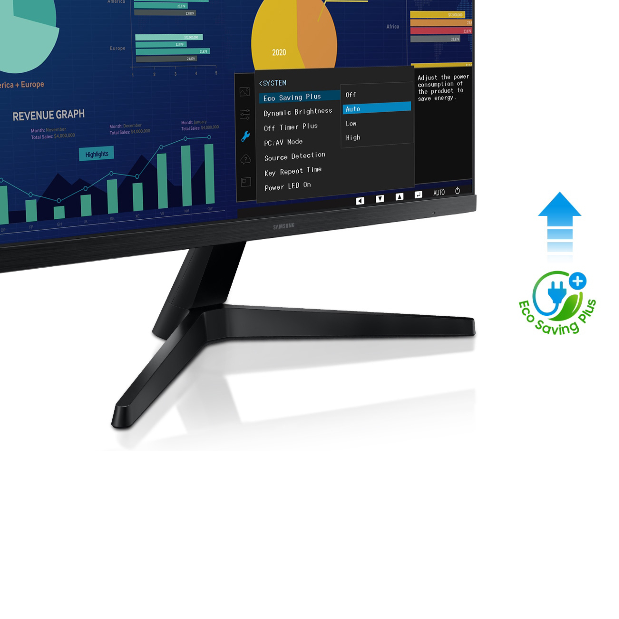 مانیتور 22 اینچ سامسونگ مدل  Essential Monitor S3 S31C LS22C310EAMXUE