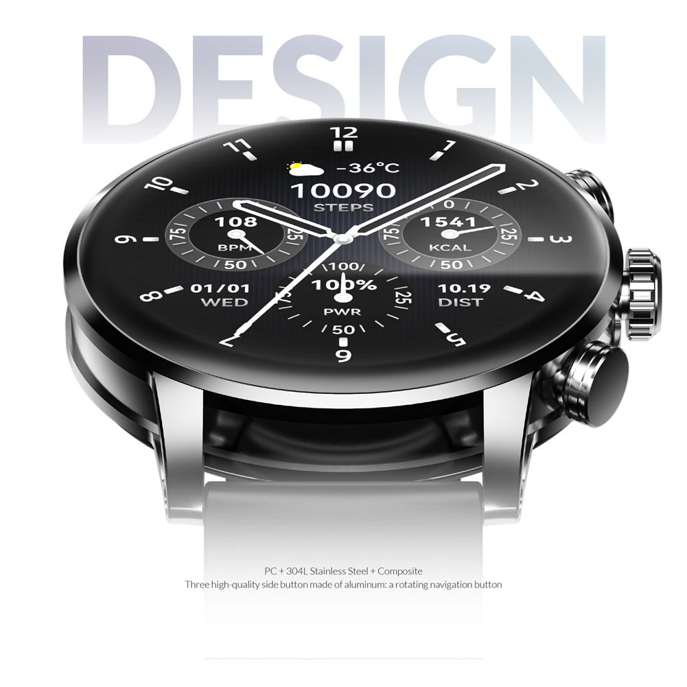 ساعت هوشمند 46 میلی متری گلوریمی مدل Loop با بند سیلیکونی