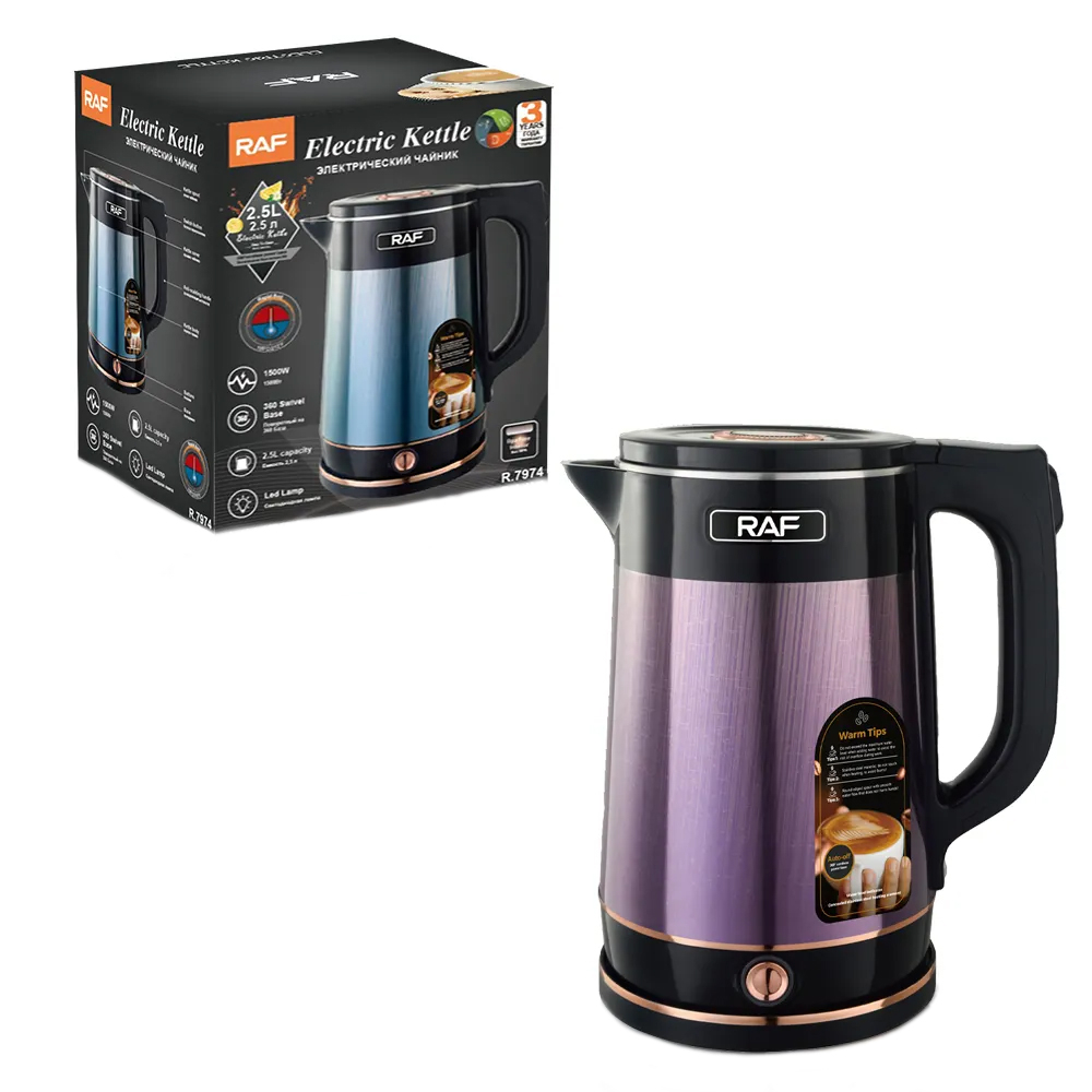 کتری برقی راف مدل R.7974 گنجایش 2.5 لیتر