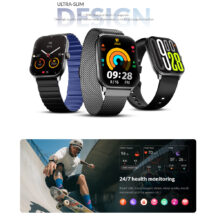 ساعت هوشمند 45 میلی متری گلوریمی مدل GC Slim با بند سیلیکونی و مغناطیسی