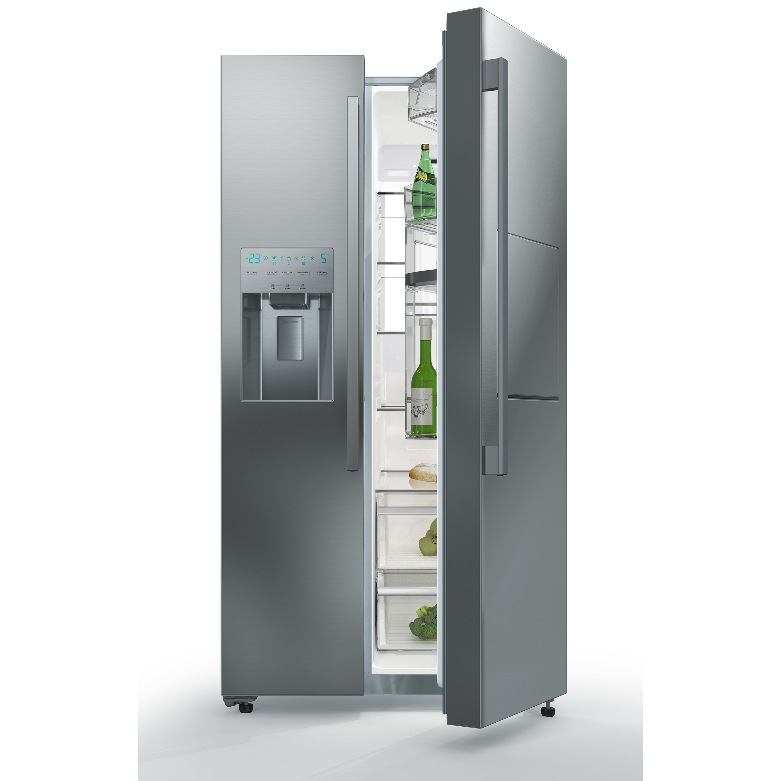 یخچال و فریزر ساید بای ساید 32 فوت دوو مدل DS-3320SS