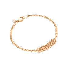 دستبند زنجیری طلا 18 عیار زنانه گالری شیدا مجد مدل پونتو پهن و باریک