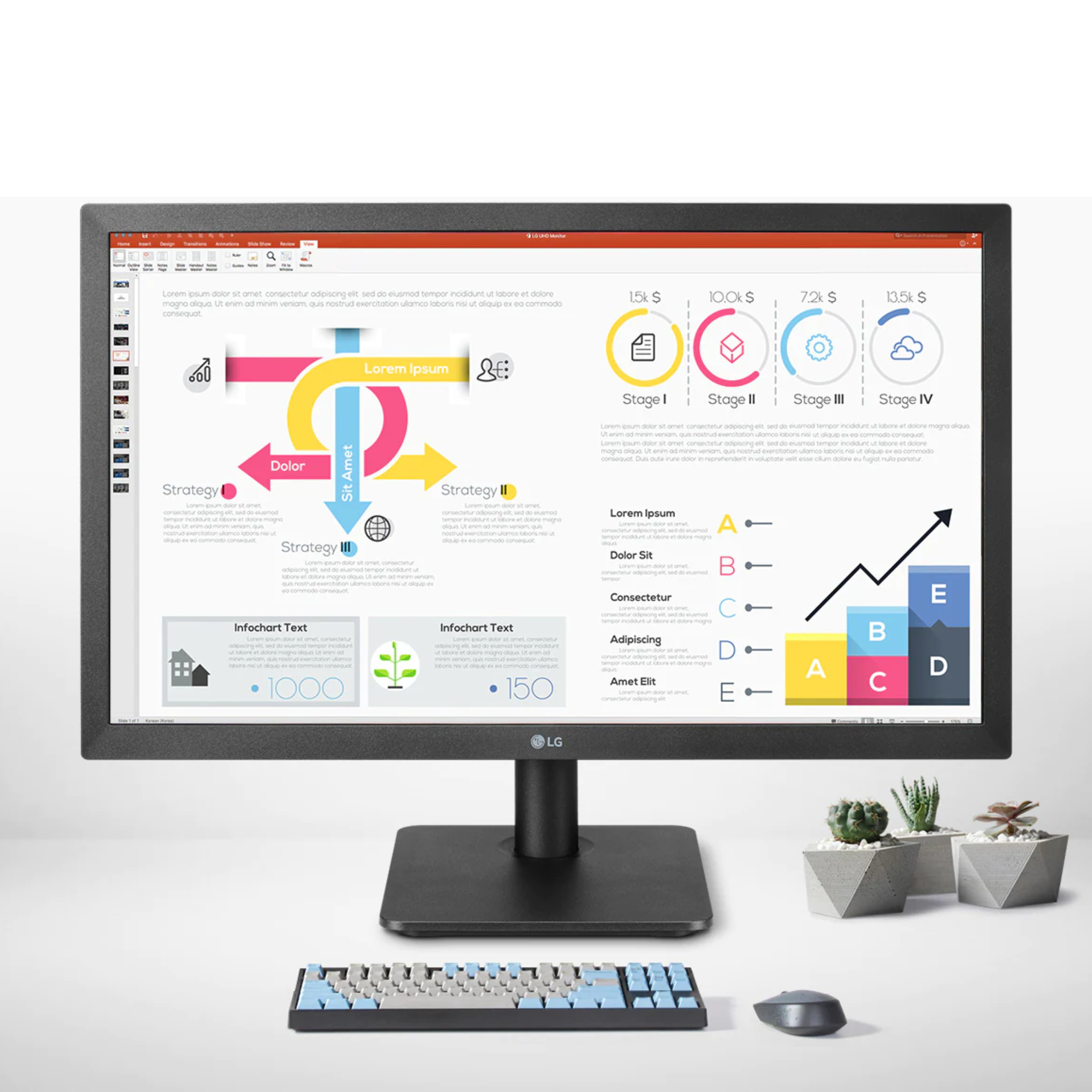 مانیتور ال جی مدل 22MP400-B سایز 21.5 اینچ