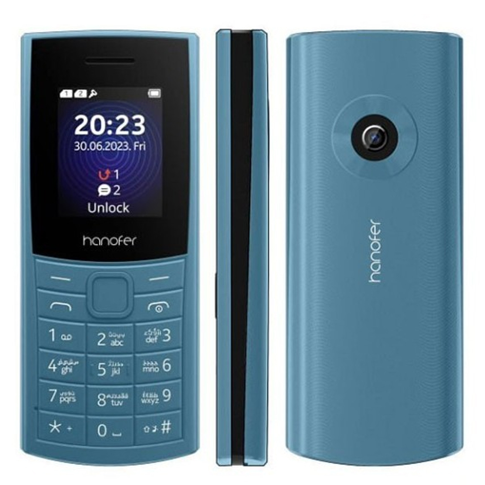 گوشی موبایل هانوفر مدل 110 2023 دو سیم کارت ظرفیت 32 مگابایت