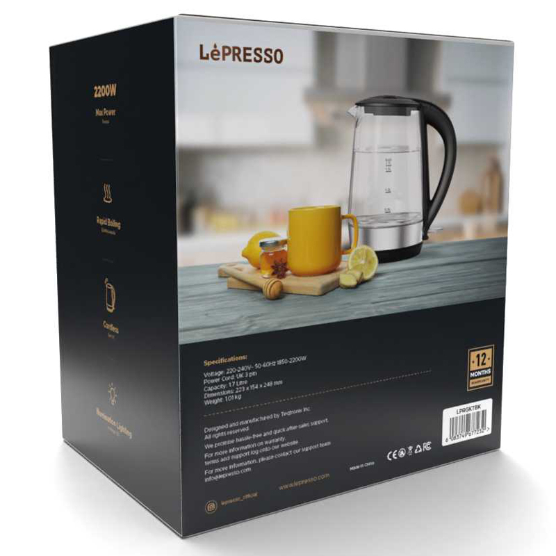 کتری برقی لپرسو مدل LPRGKTBK