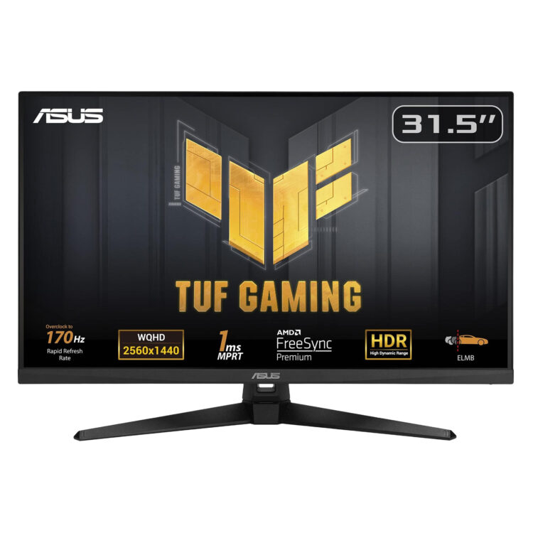 مانیتور گیمینگ 31.5 اینچ ایسوس مدل TUF GAMING VG32AQA1A