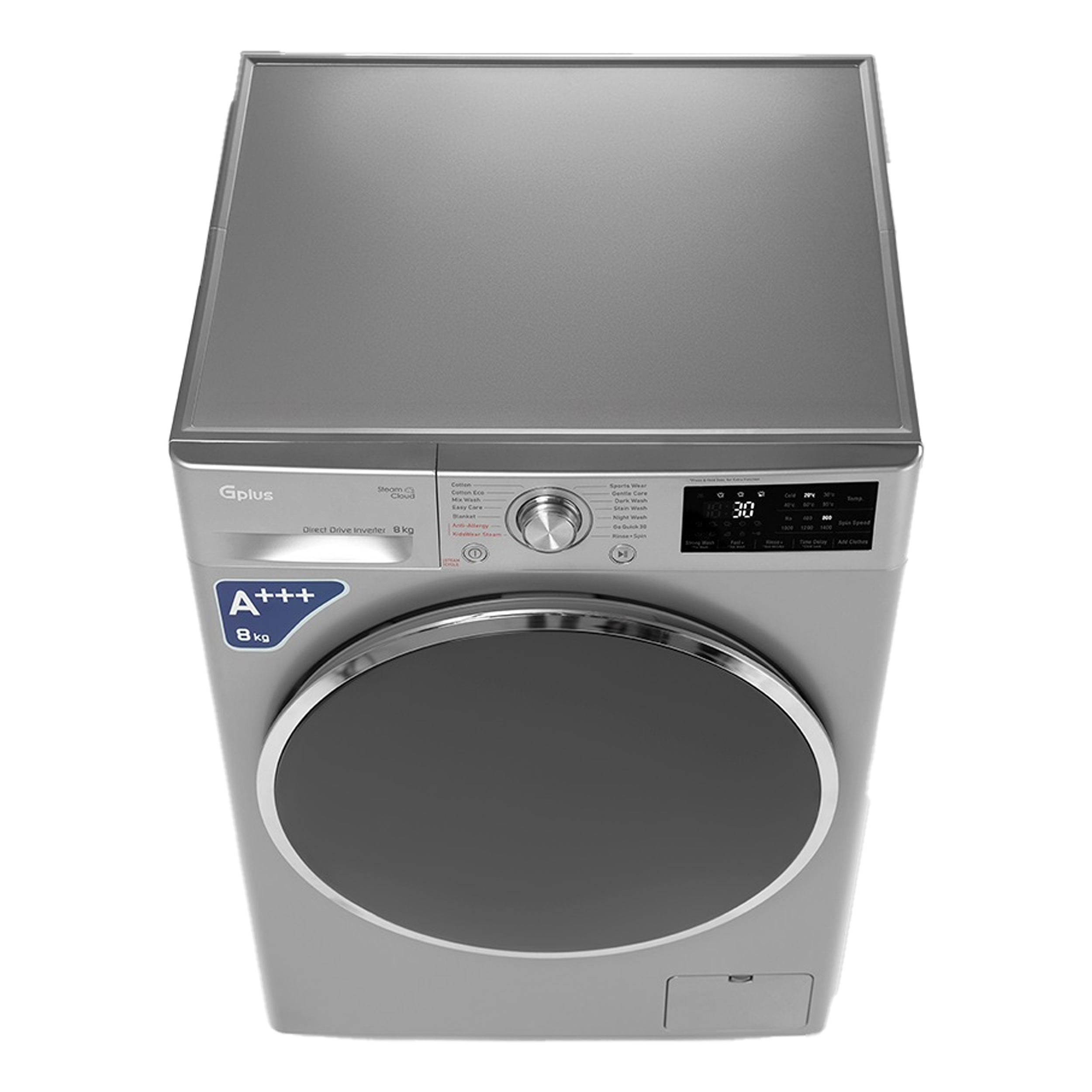 ماشین لباسشویی اتوماتیک جی پلاس مدل GWM-M880S ظرفیت 8 کیلوگرم