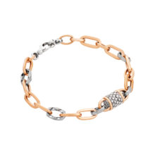 دستبند زنجیری طلا 18 عیار زنانه گالری شیدا مجد مدل شانتی