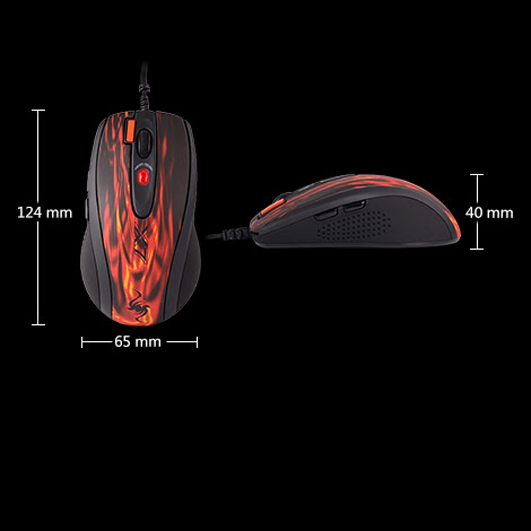 ماوس مخصوص بازی ای فورتک مدل XL-750BK