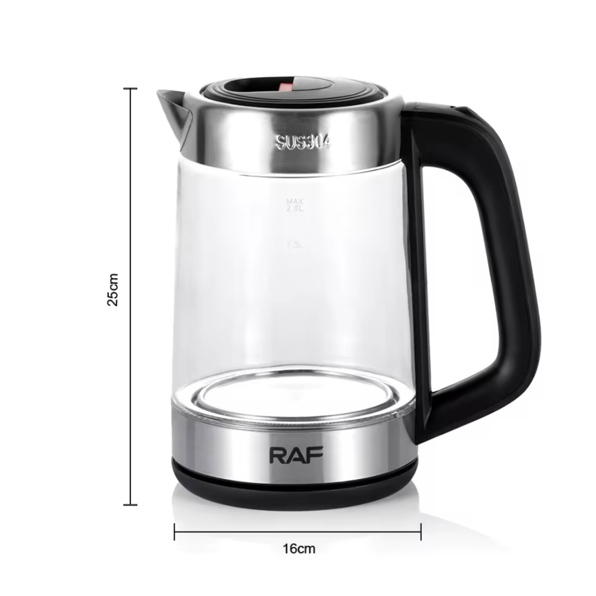 کتری برقی راف مدل R.7212 گنجایش 2 لیتر