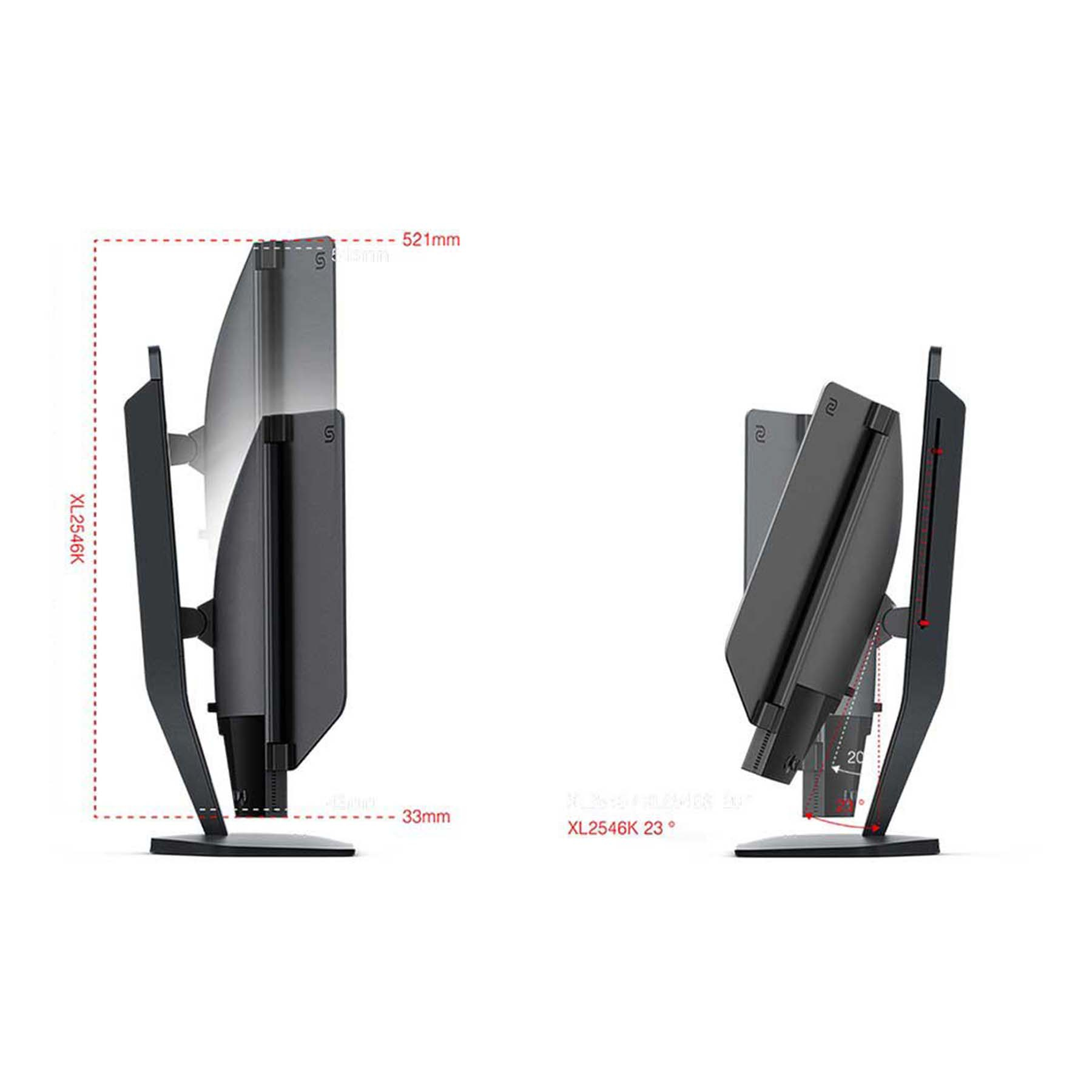 مانیتور مخصوص بازی بنکیو مدل XL2546K سایز 24.5 اینچ
