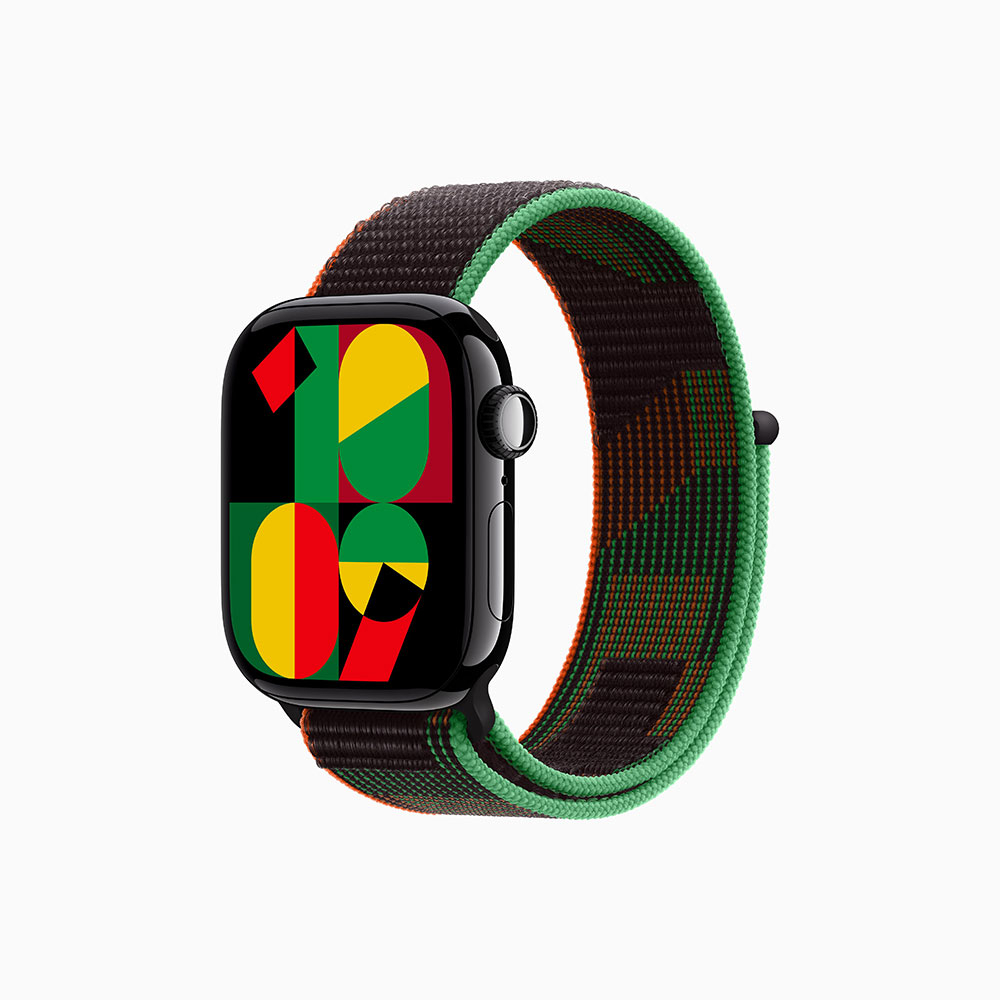 ساعت هوشمند اپل مدل Series 10 46mm Aluminum بند پارچه‌ای، مناسب برای ورزش، سنسور اکسیژن خون، شمارنده ضربان قلب، محاسبه مسافت طی شده، پایش وضعیت خواب، نمایش وضعیت آب و هوا، ضد آب